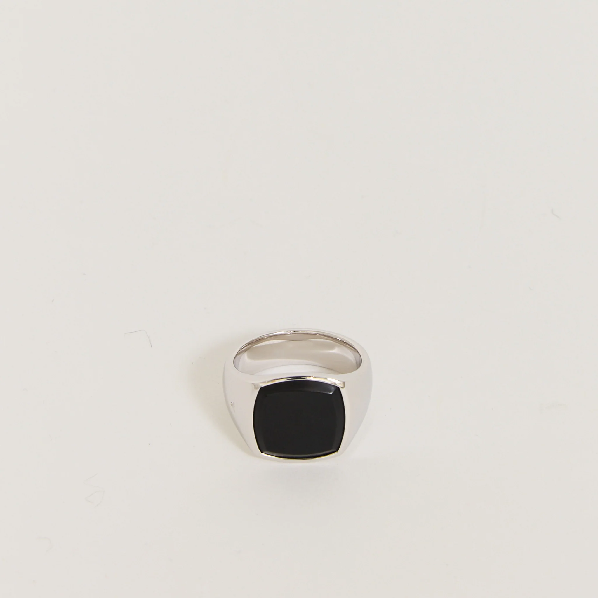 Cushion Black Onyx Silver
