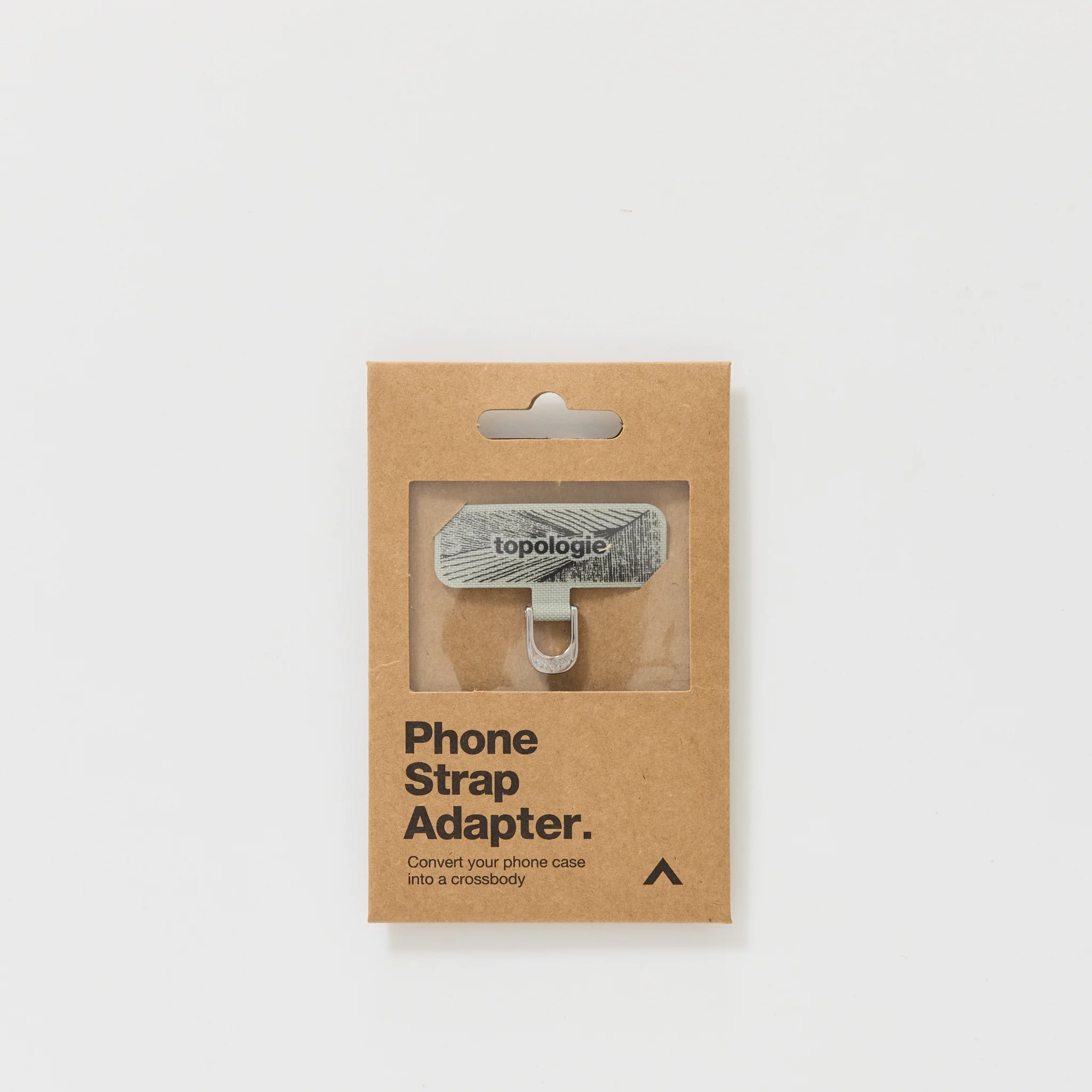 D-Ring Phone Strap Adapter Grey