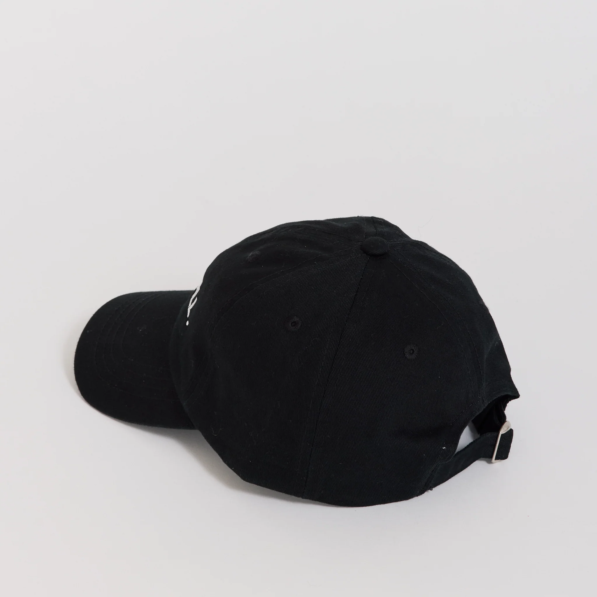 Dancehall Embroidered Cap Black/White - Image 4