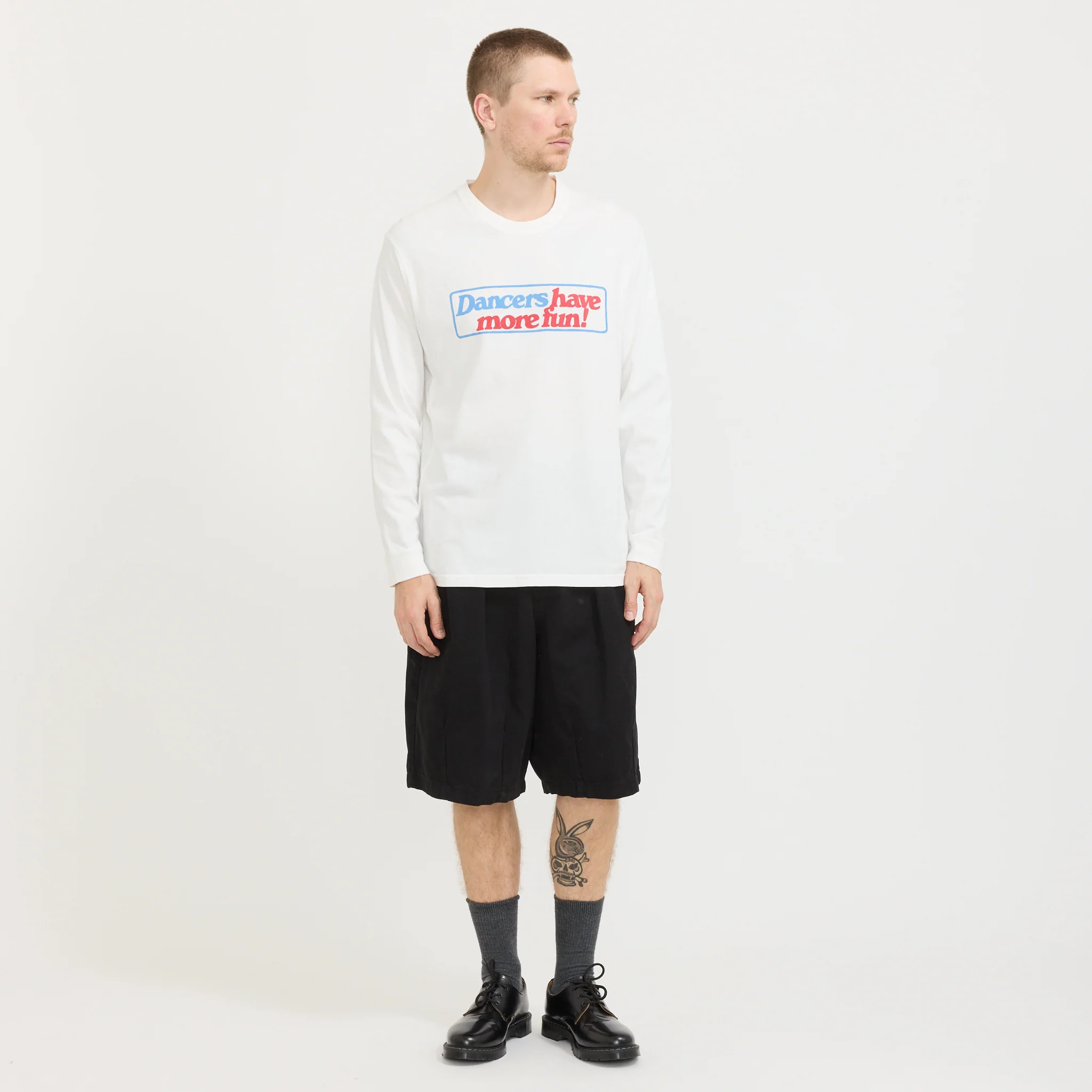 Dancers Have More Fun LS Tee Off White - Image 3