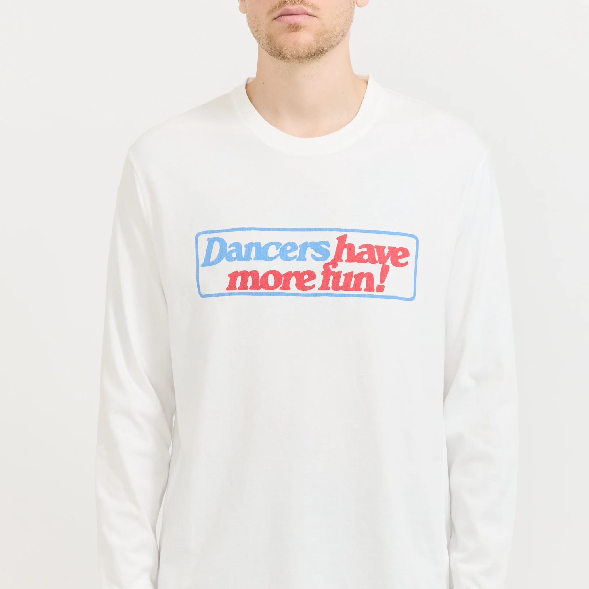 Dancers Have More Fun LS Tee Off White - Image 5