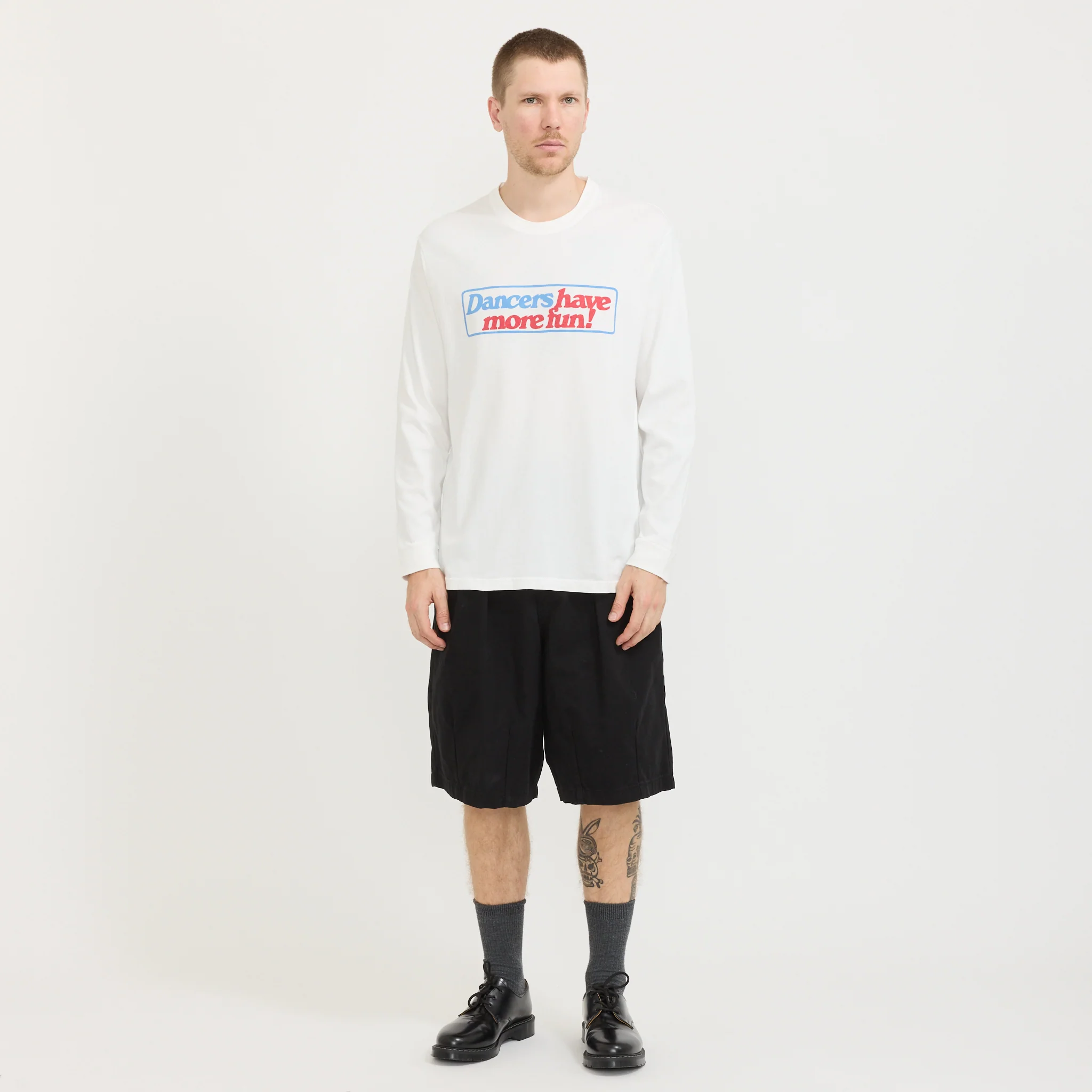 Dancers Have More Fun LS Tee Off White - Image 7