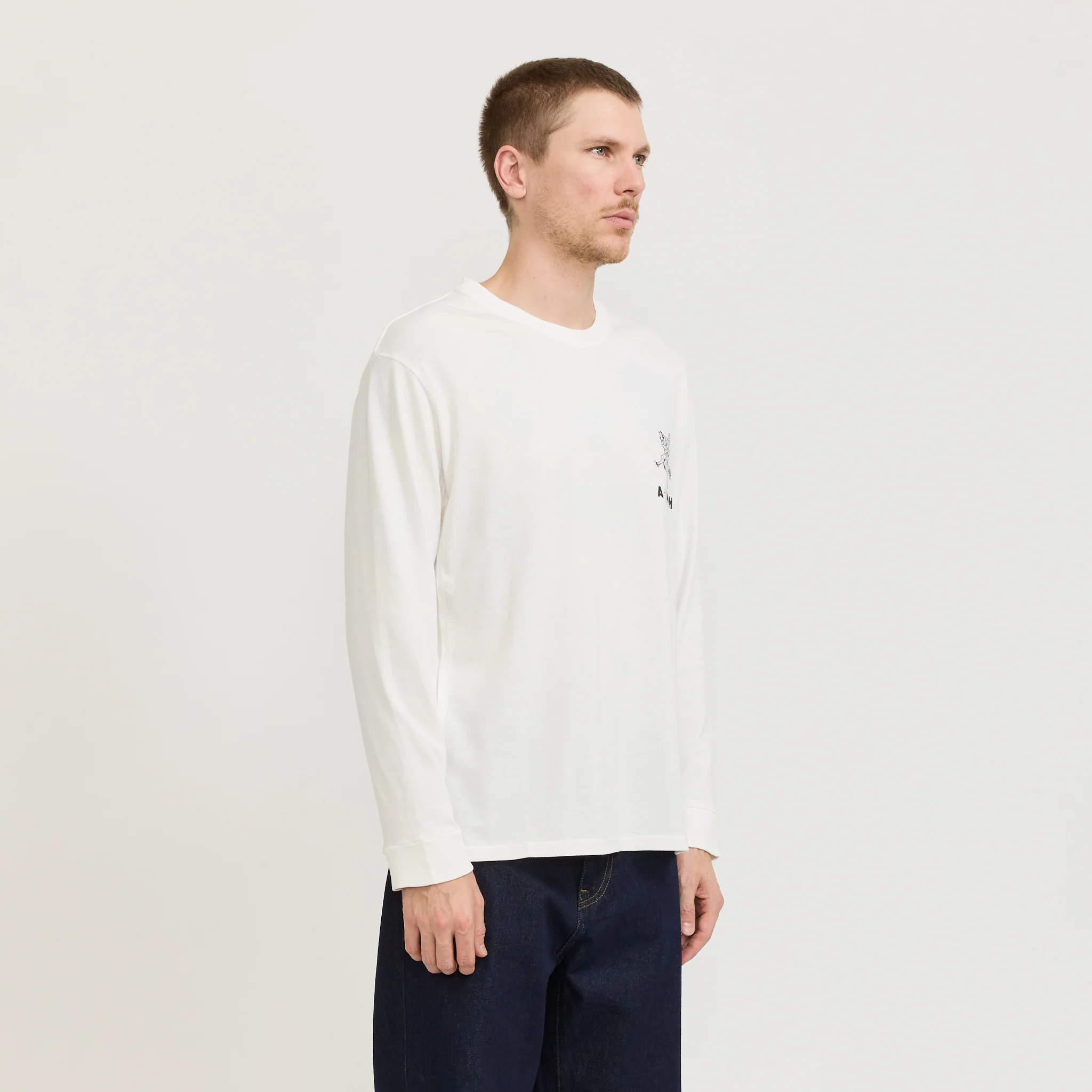 Dancers Only L/S Tee Off White - Image 3