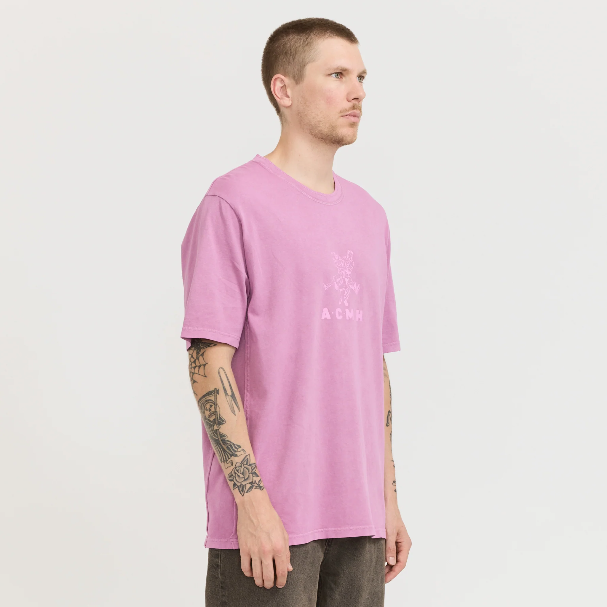 Dancers Only Tee Acid Pink - Image 4