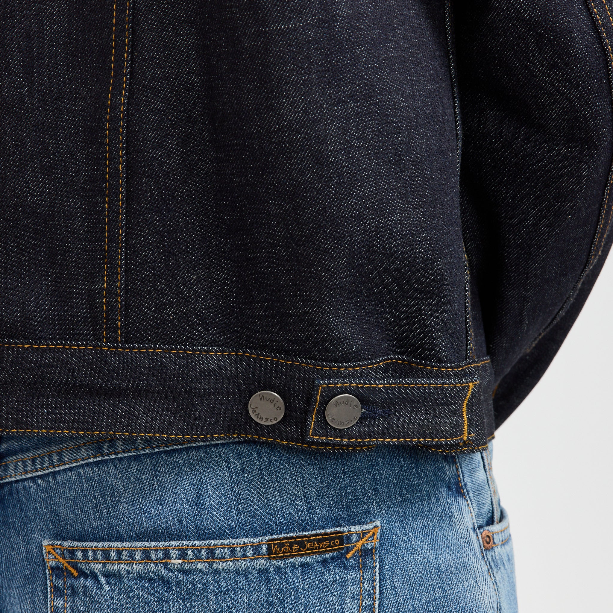 Danny Ace Selvage Denim Jacket Dry Blue - Image 6