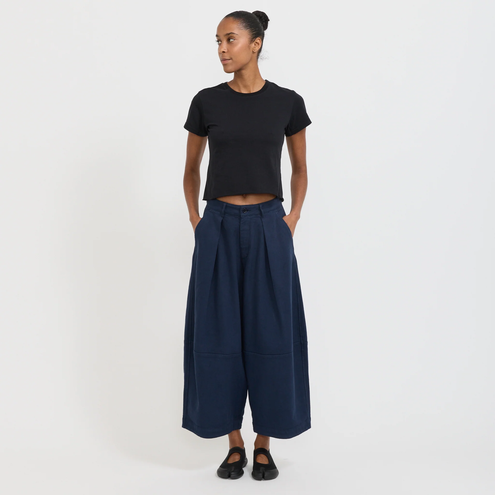 Deadbeat Trouser Navy Womens - Image 2