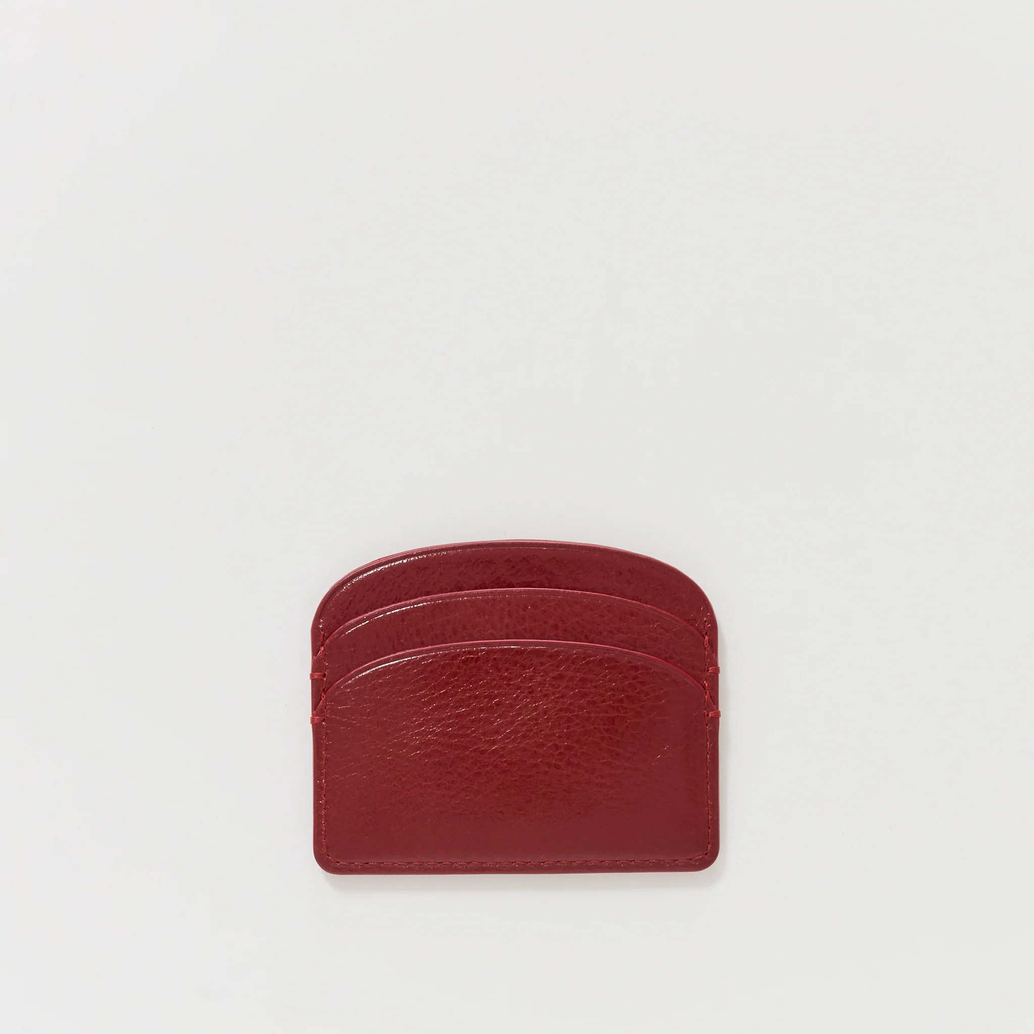 Demi Lune Card Holder Red - Image 2