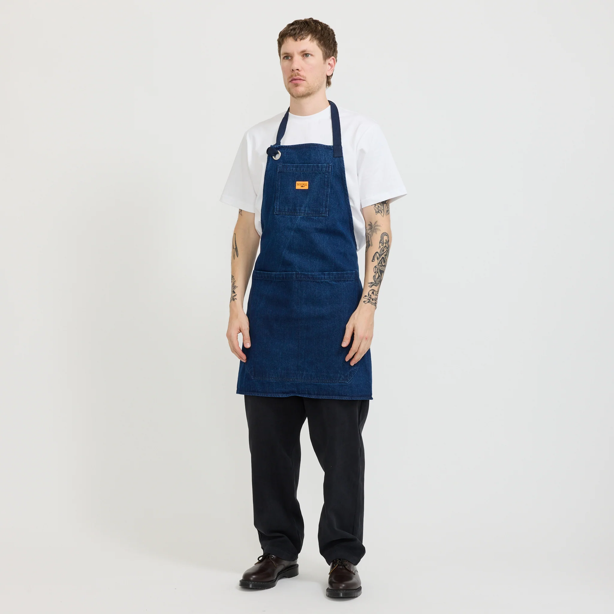 Denim Apron One Wash