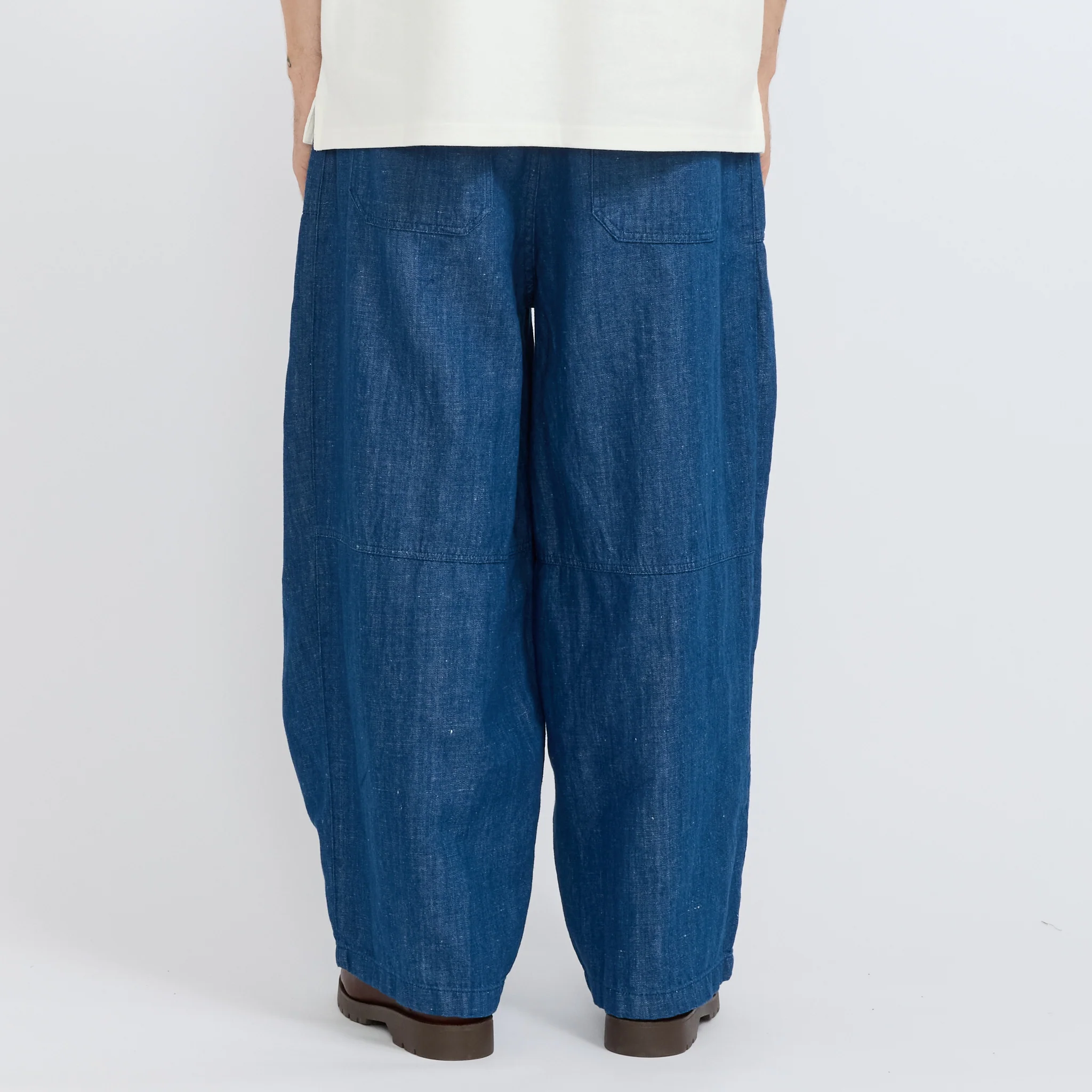 Denim Balloon Pants Blue - Image 4