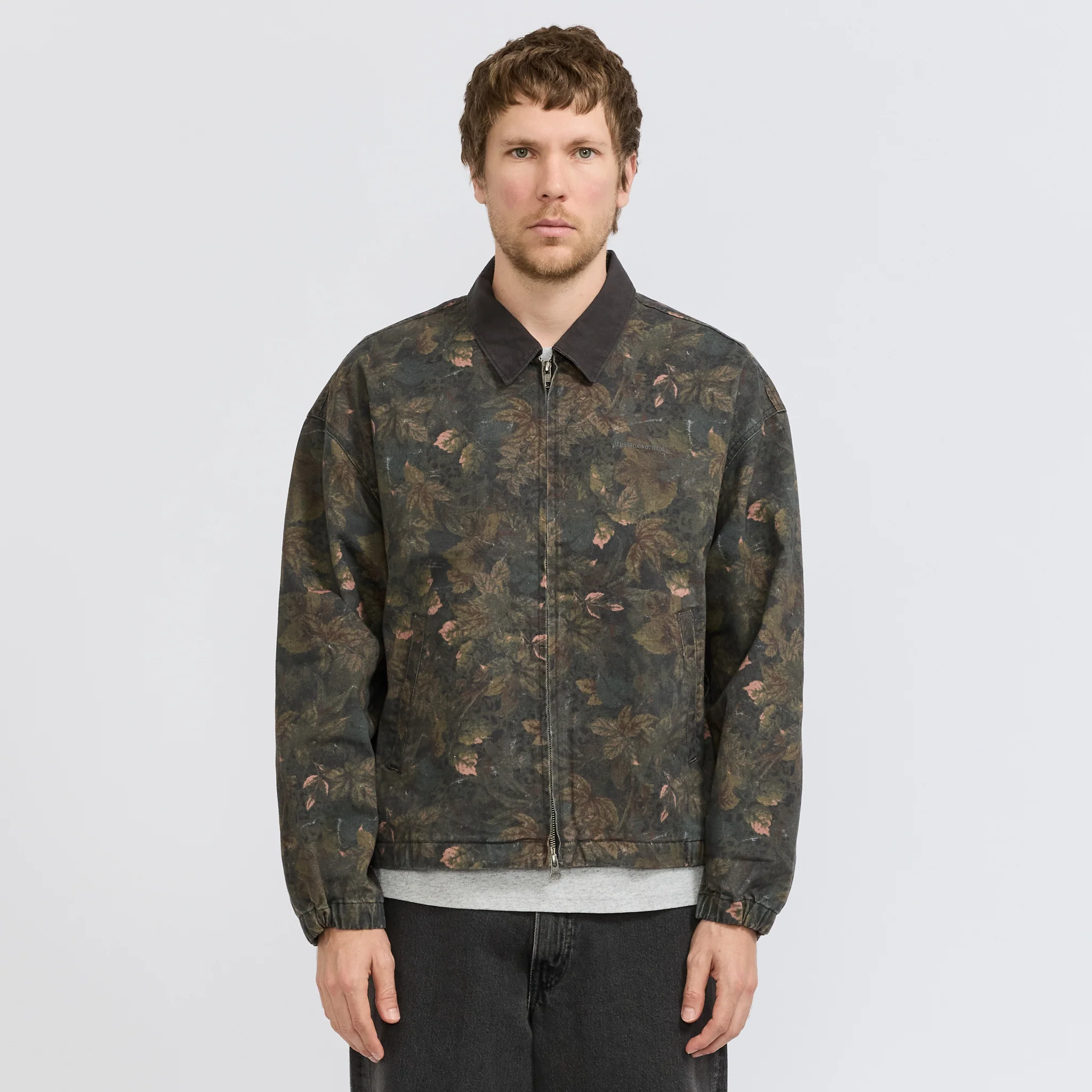 Denim Blouson Jacket Flower - Image 7
