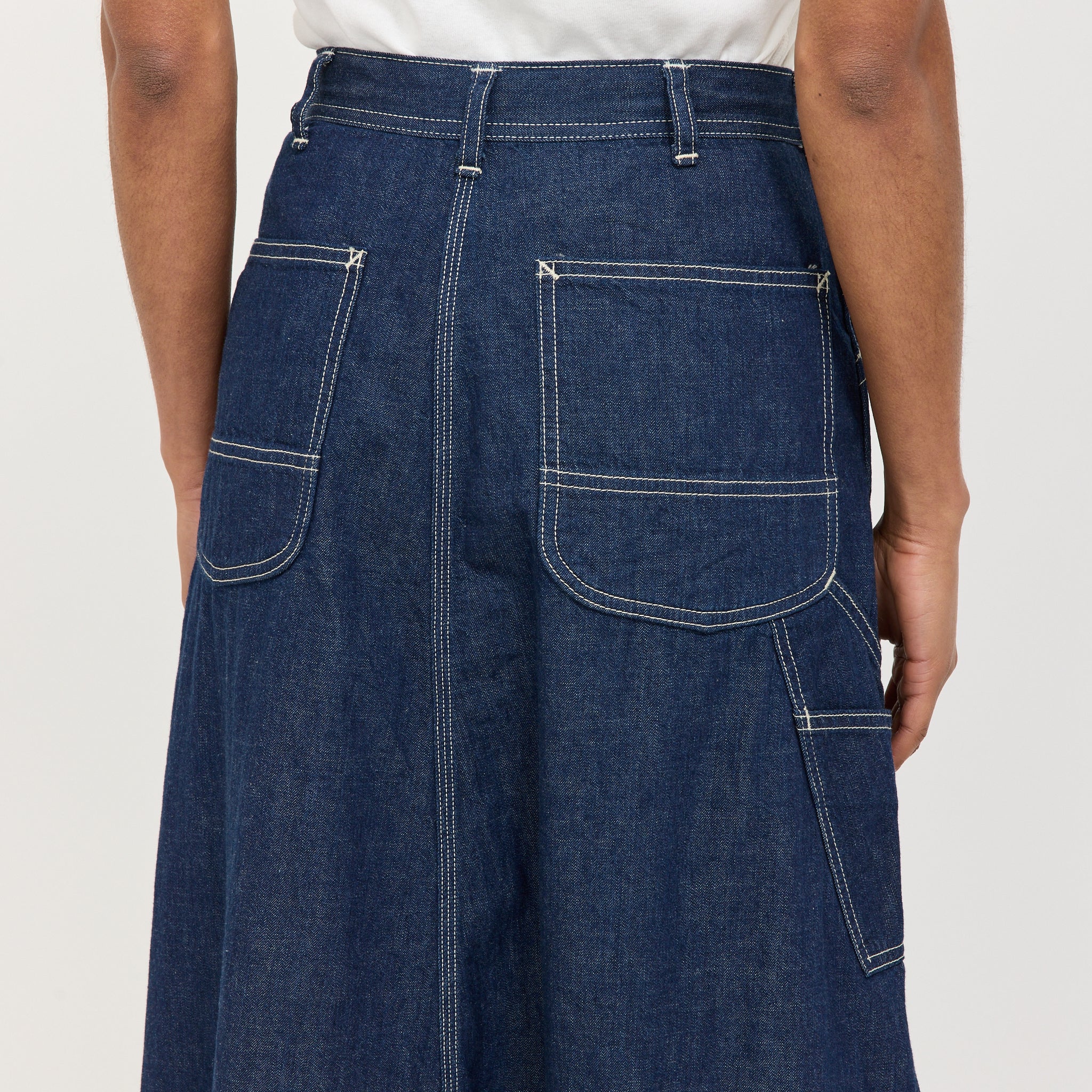 Denim Painter Long Skirt - Image 6