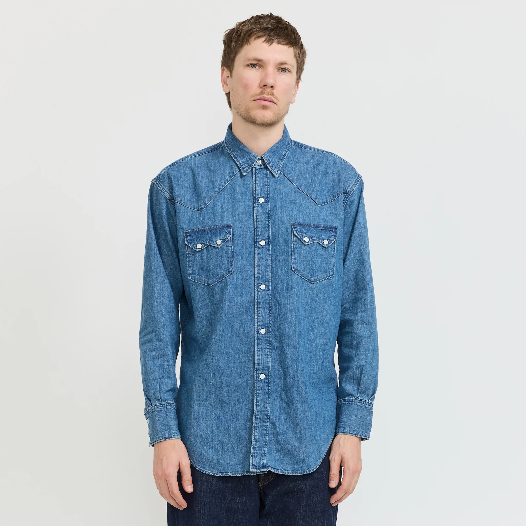 Denim Western Shirt Denim Used