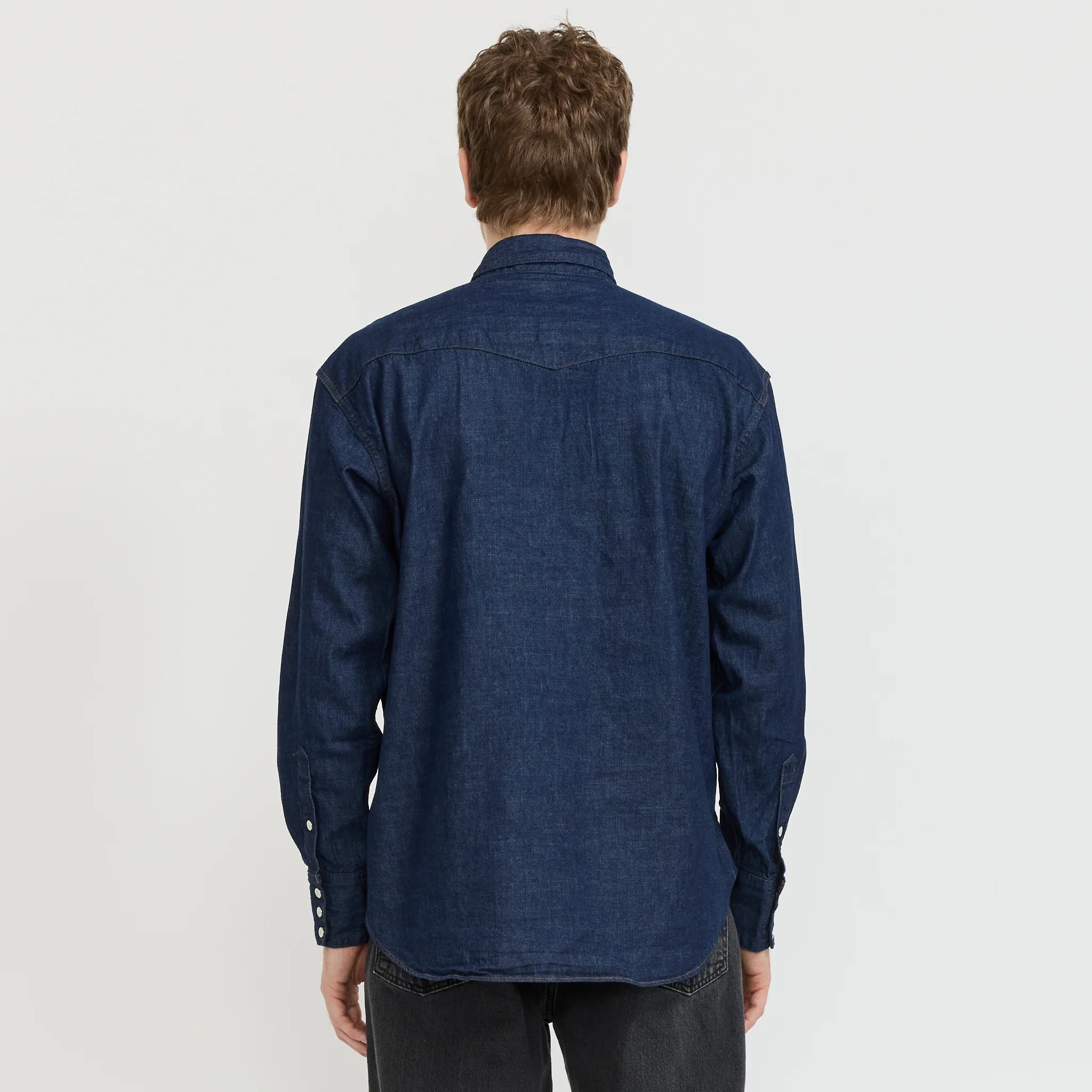 Denim Western Shirt One Wash - Image 4