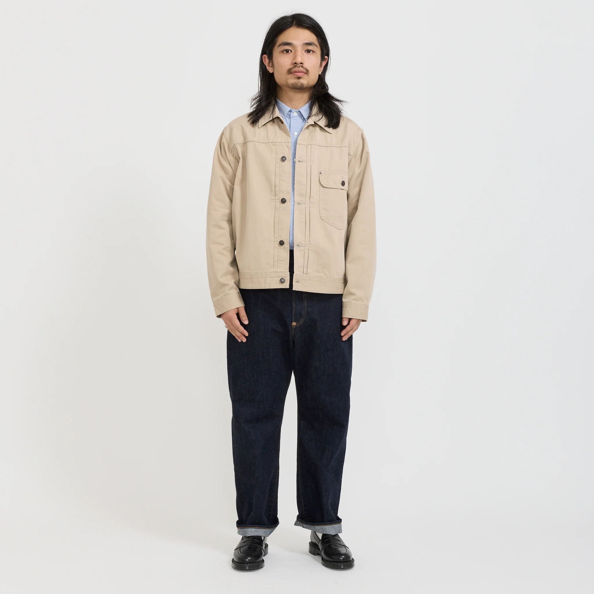 Digger Jacket 62 Twill Beige - Image 7