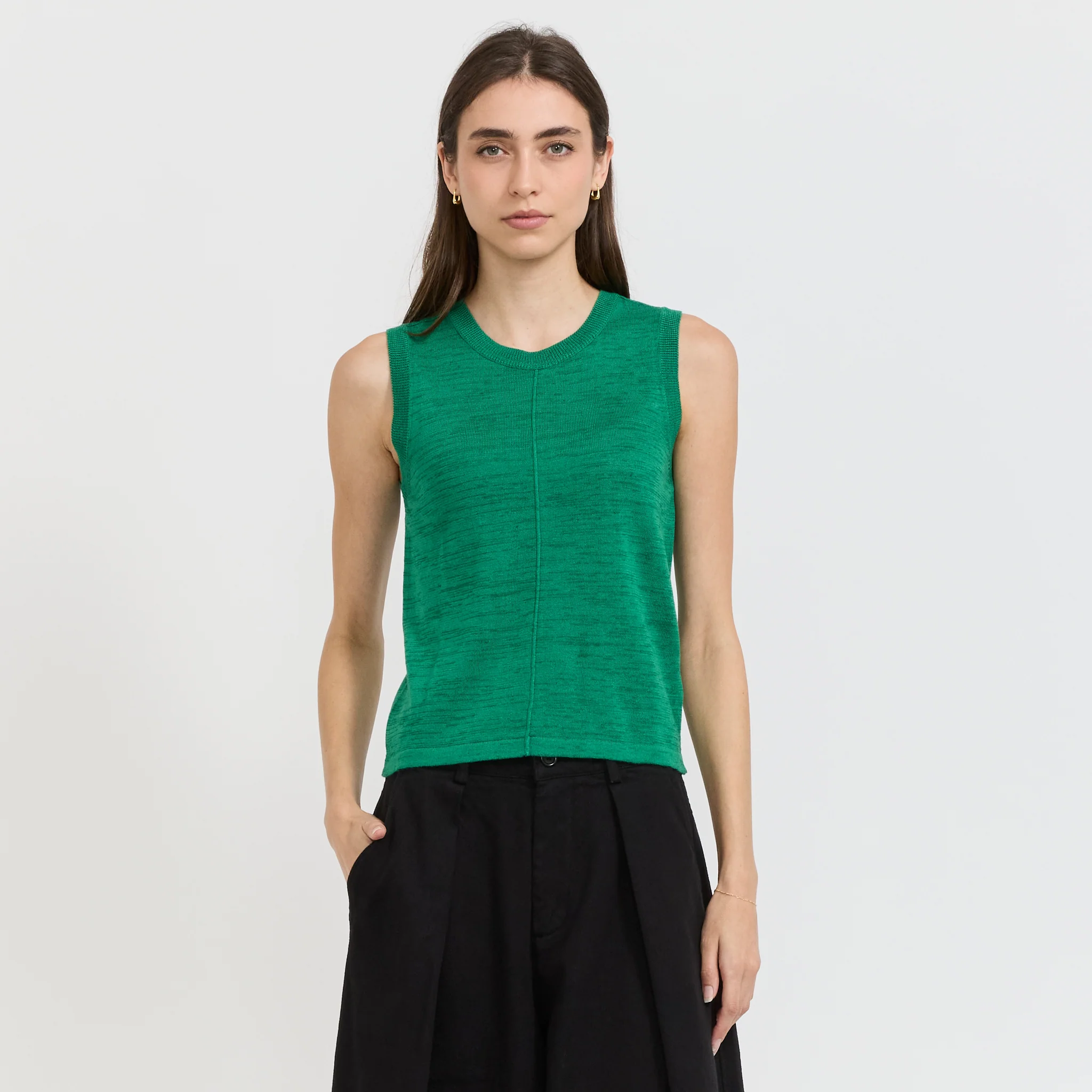 Dot Vest Green