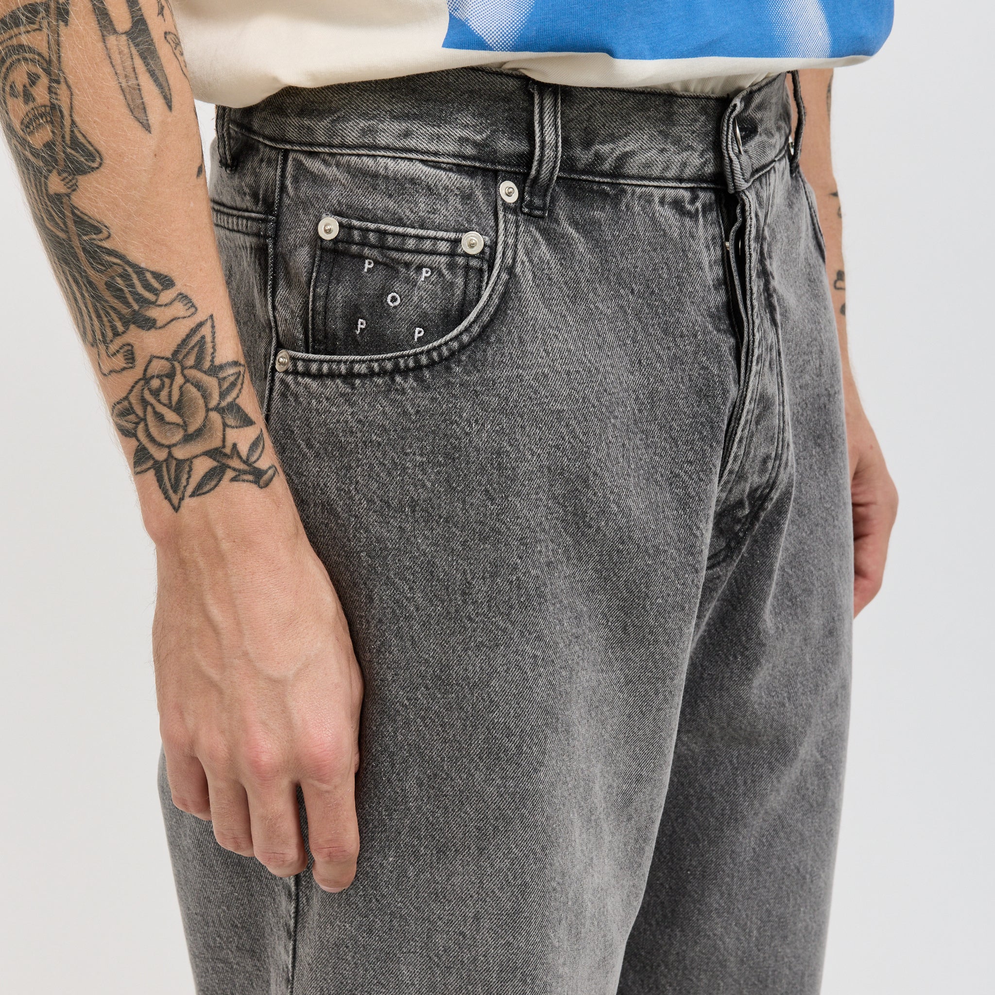 Drs Denim Pants Light Grey - Image 7