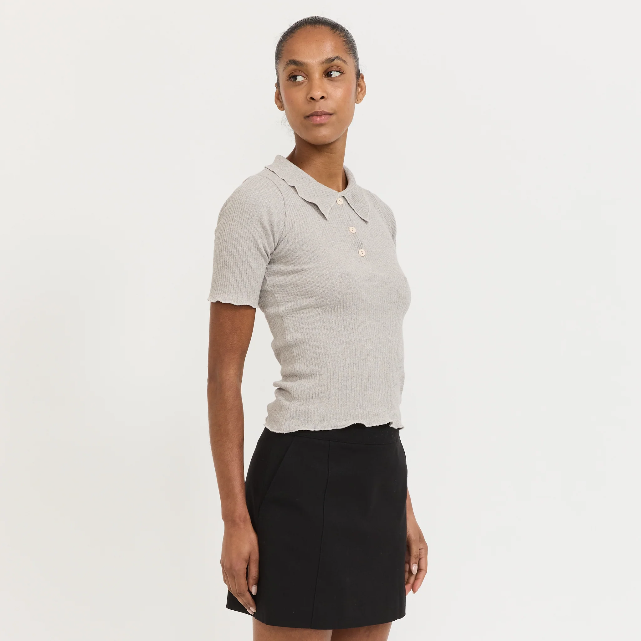 Dual Polo Grey Melange - Image 3