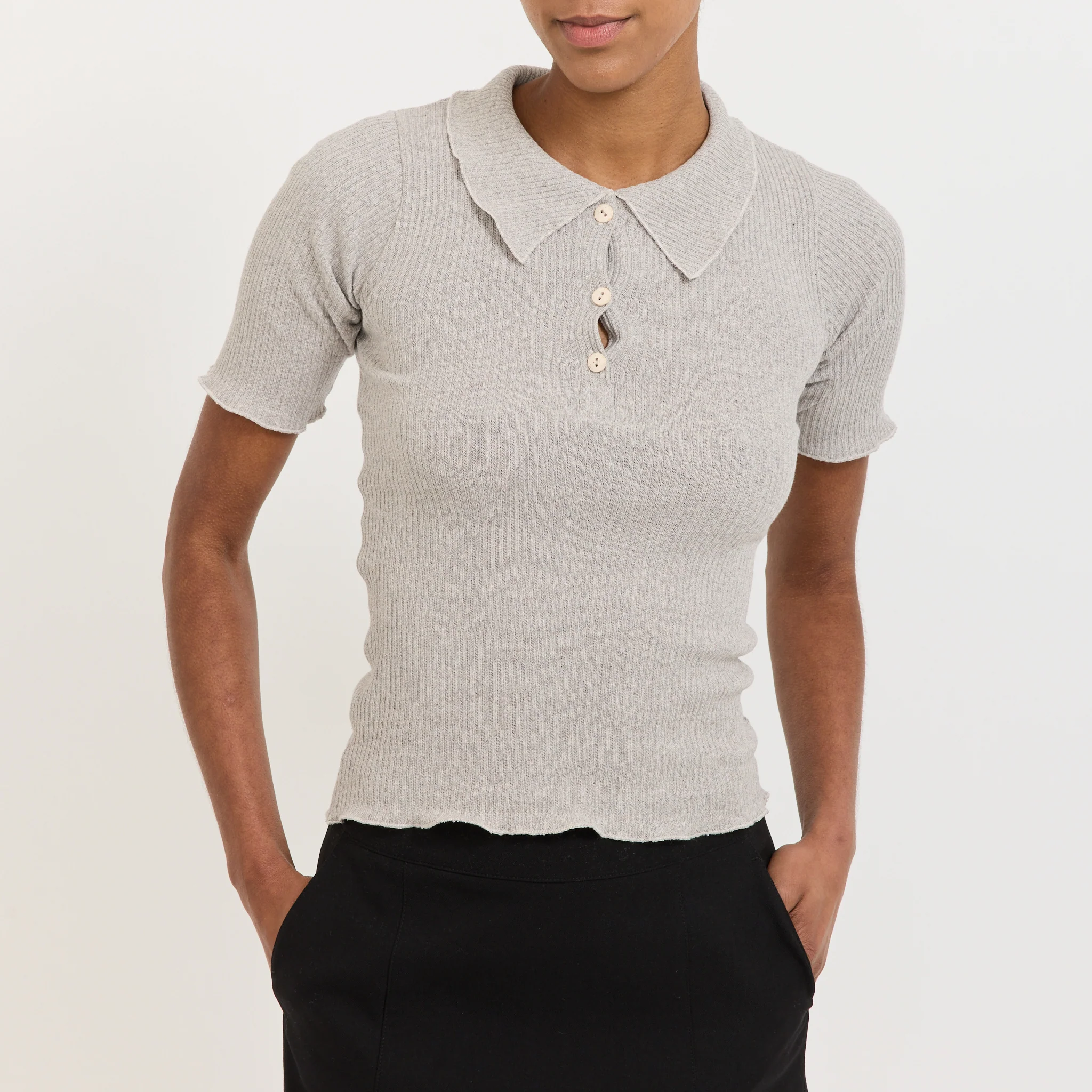 Dual Polo Grey Melange - Image 5