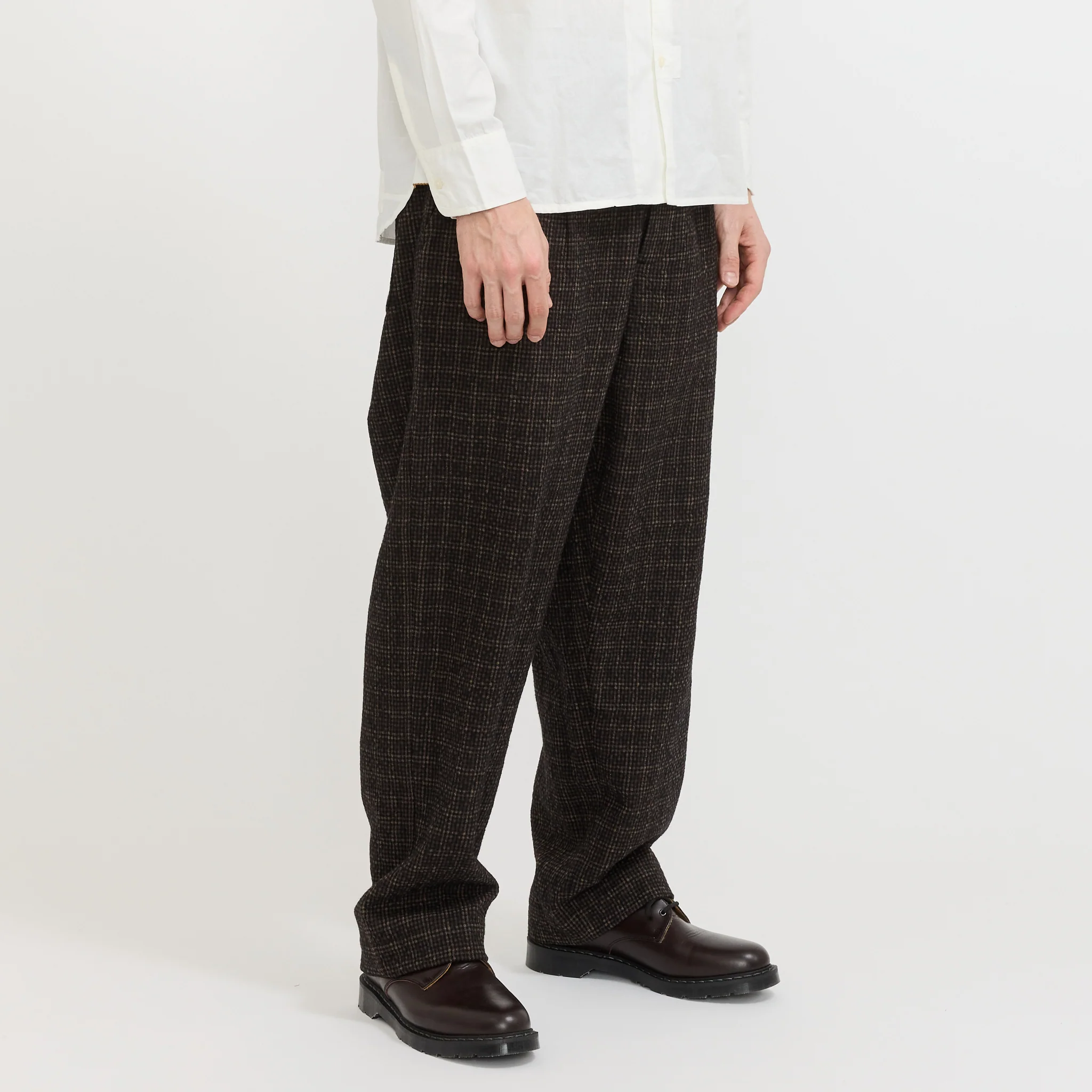 Duke Pant Cedar Check Brown - Image 3