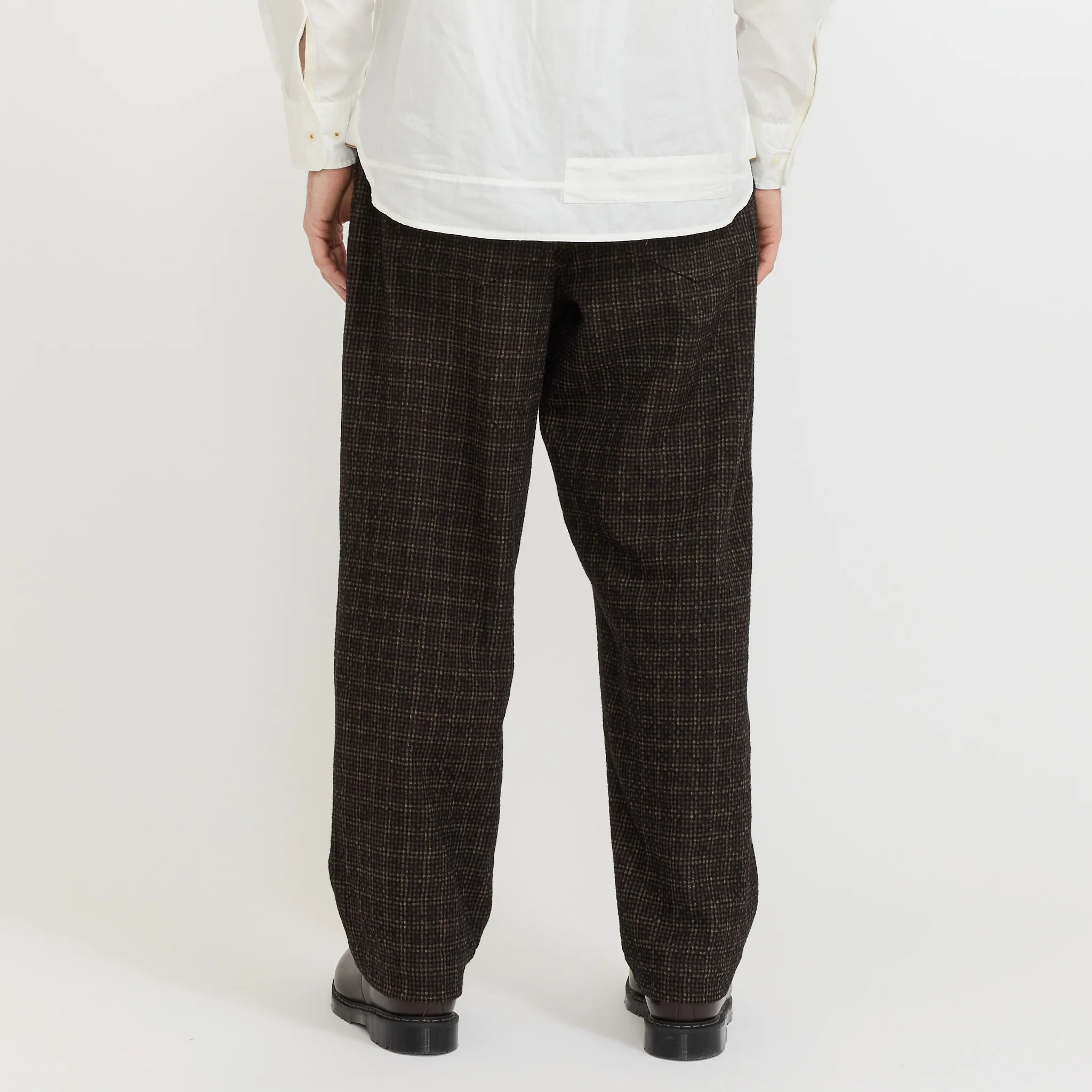 Duke Pant Cedar Check Brown - Image 4