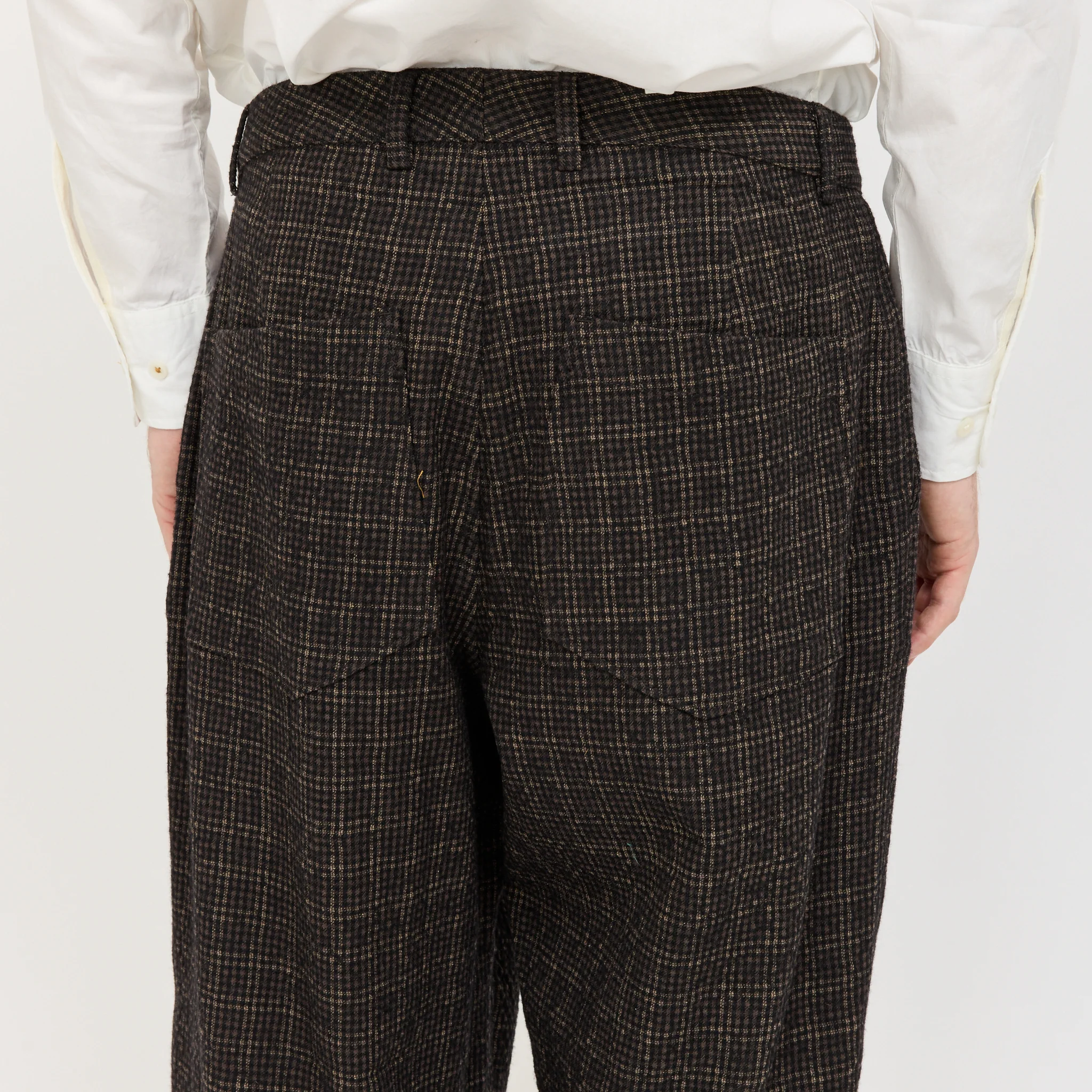 Duke Pant Cedar Check Brown - Image 6