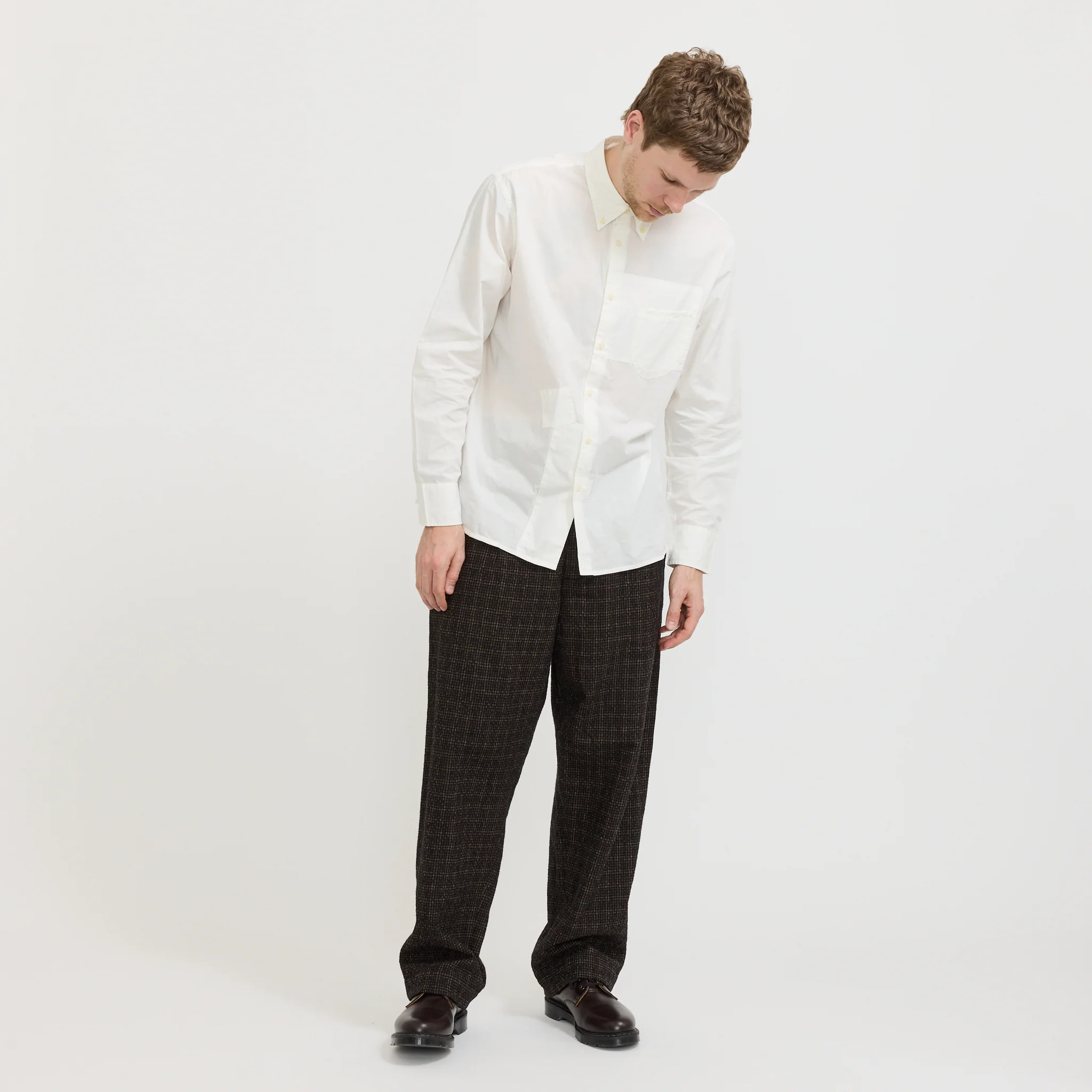 Duke Pant Cedar Check Brown - Image 7