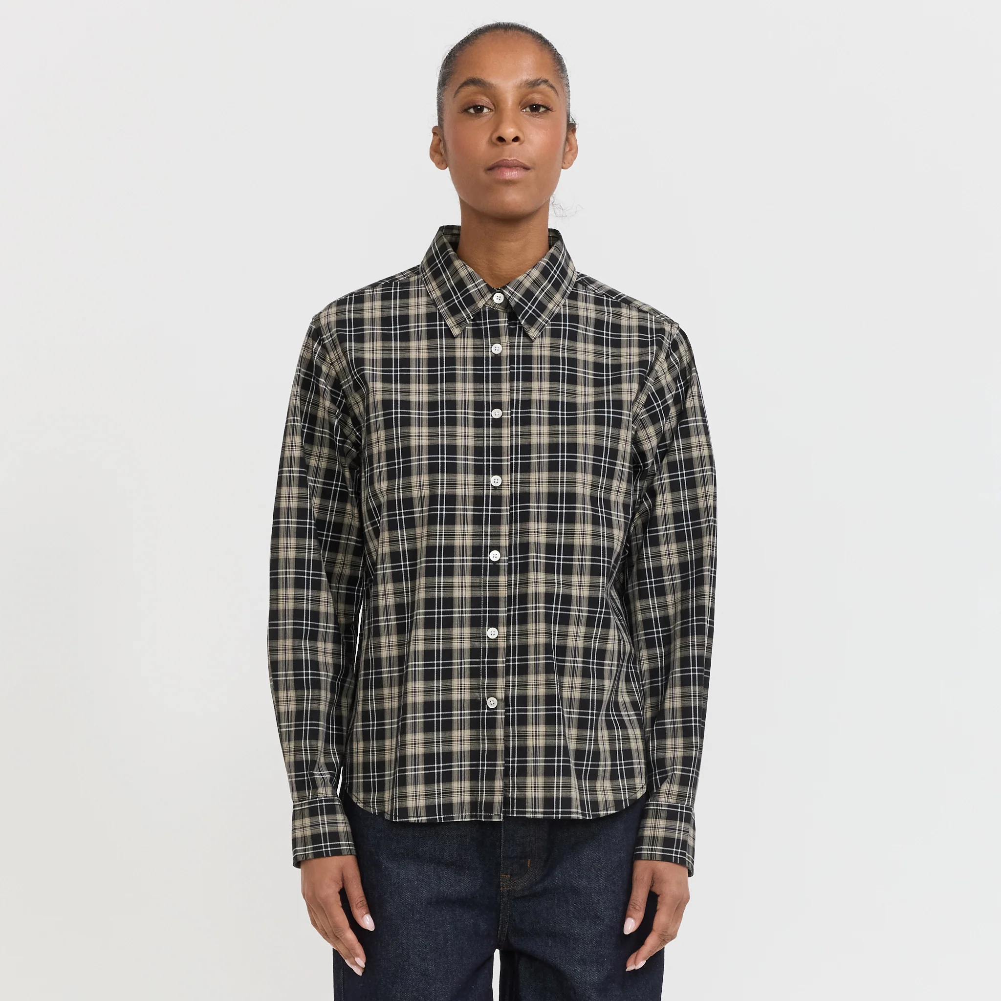 Dume Shirt Black Plaid - Image 6