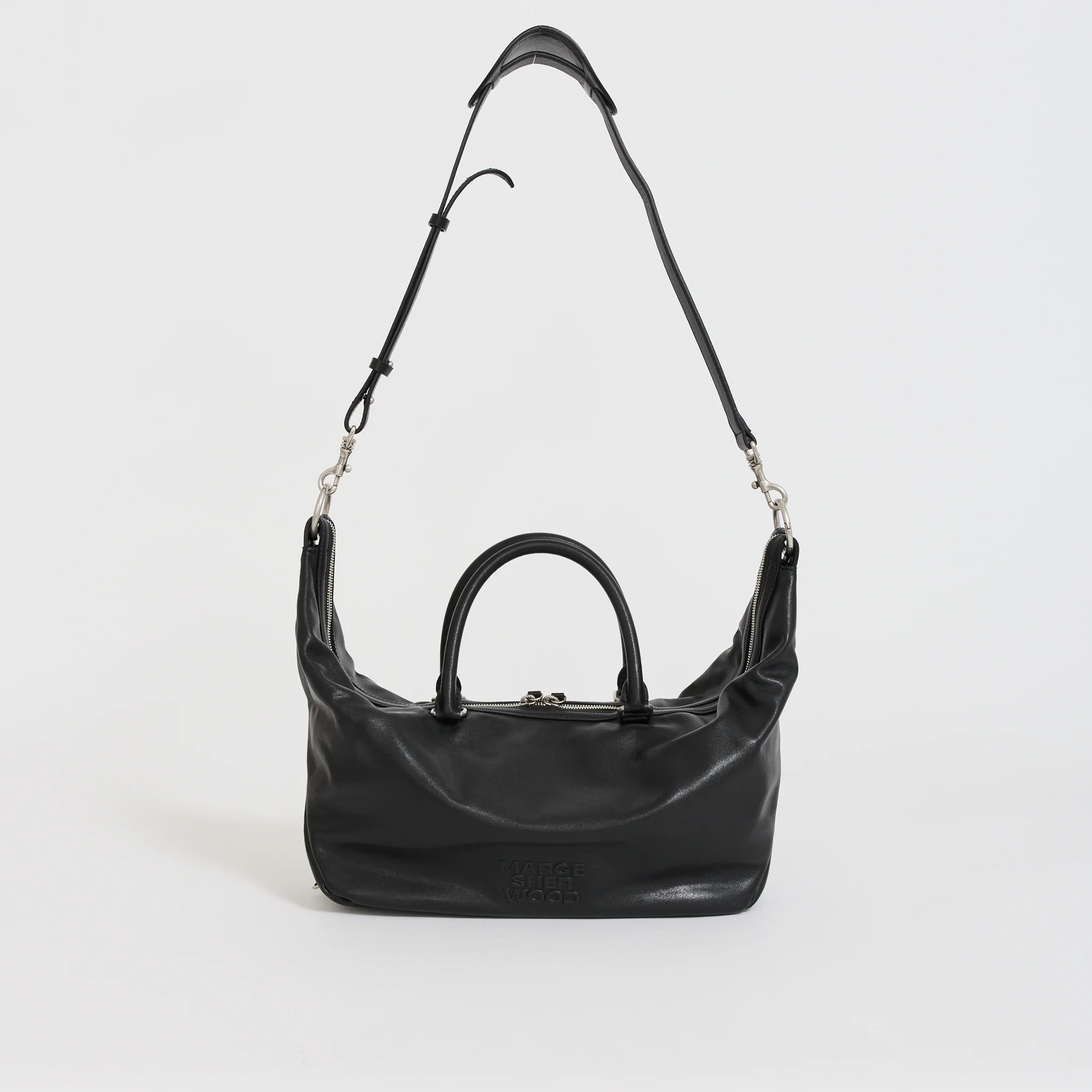 Dumpling Tote Black Soft Napa - Image 3