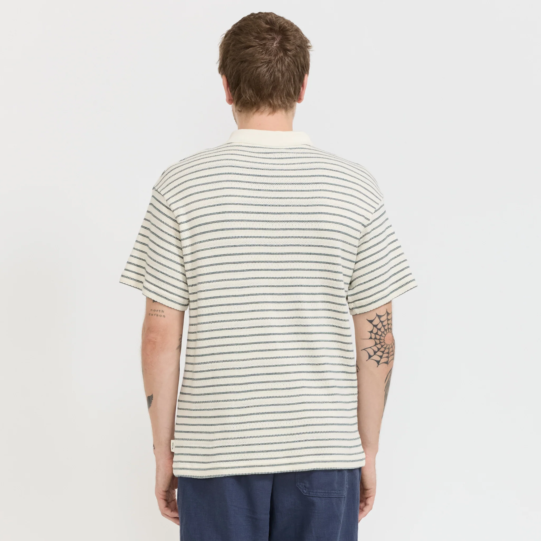 Dunn Polo Ecru/Green - Image 4