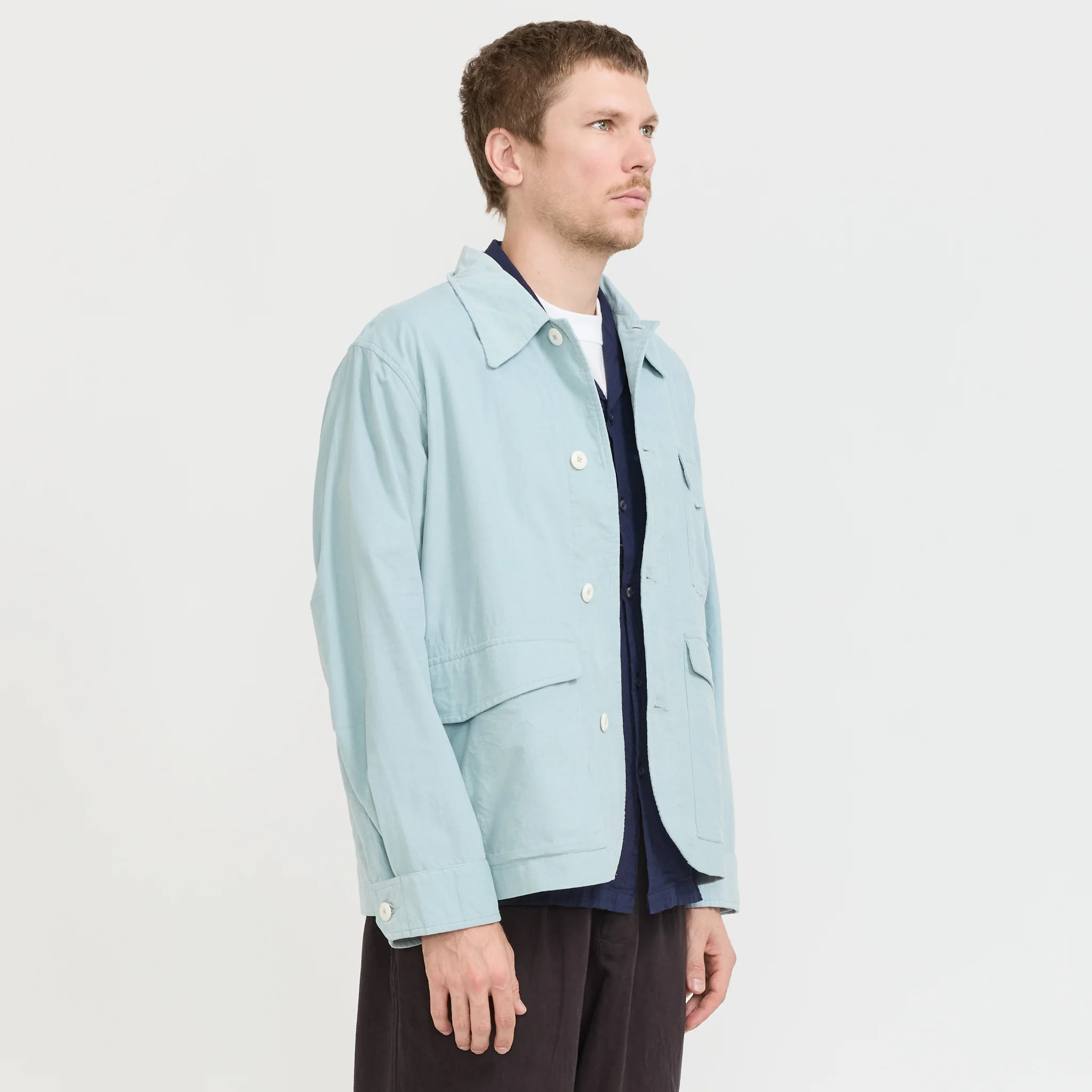 Duty Jacket Aqua Fine Cord - Image 3