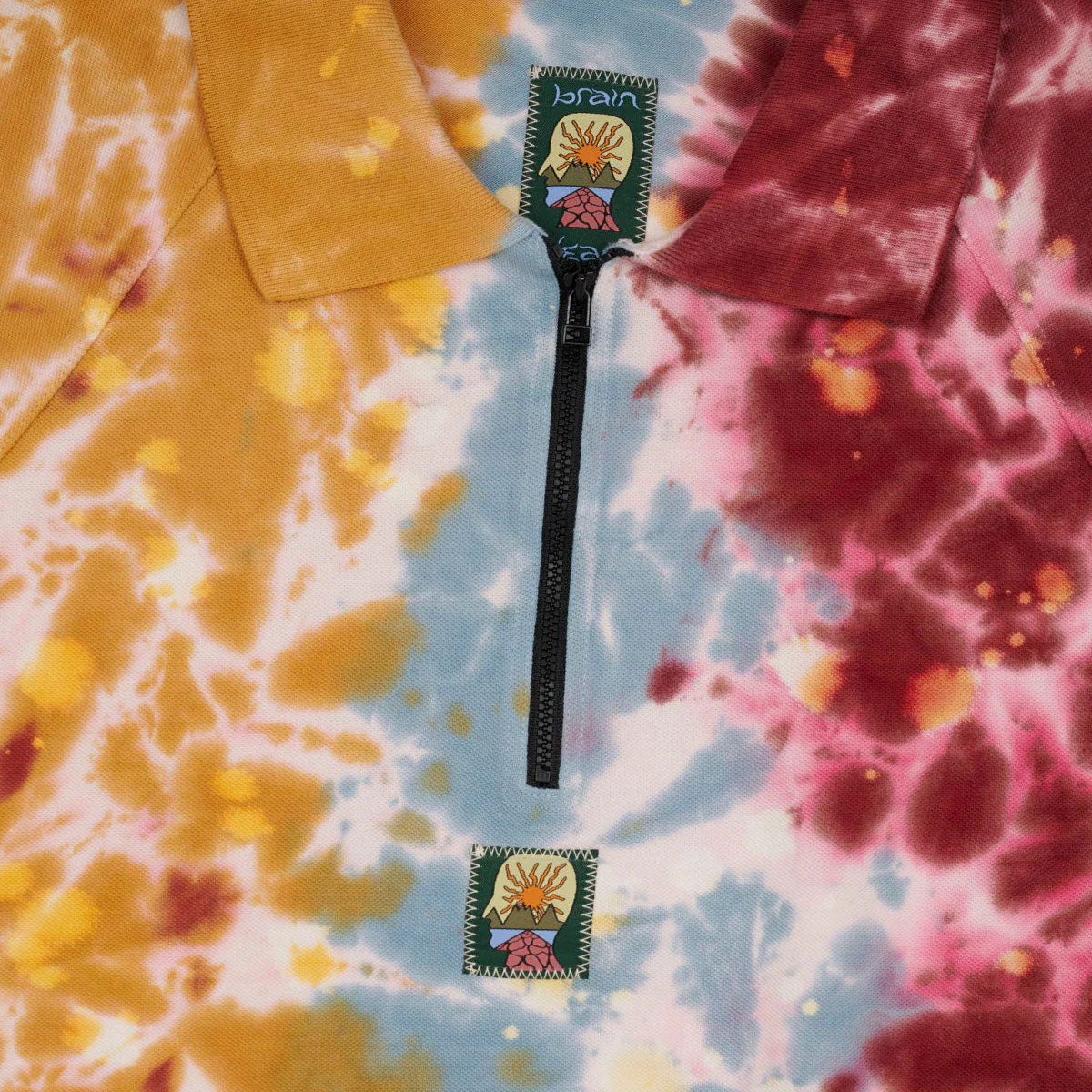 Dyed Short Sleeve Boxed Pique Polo Terracotta - Image 10