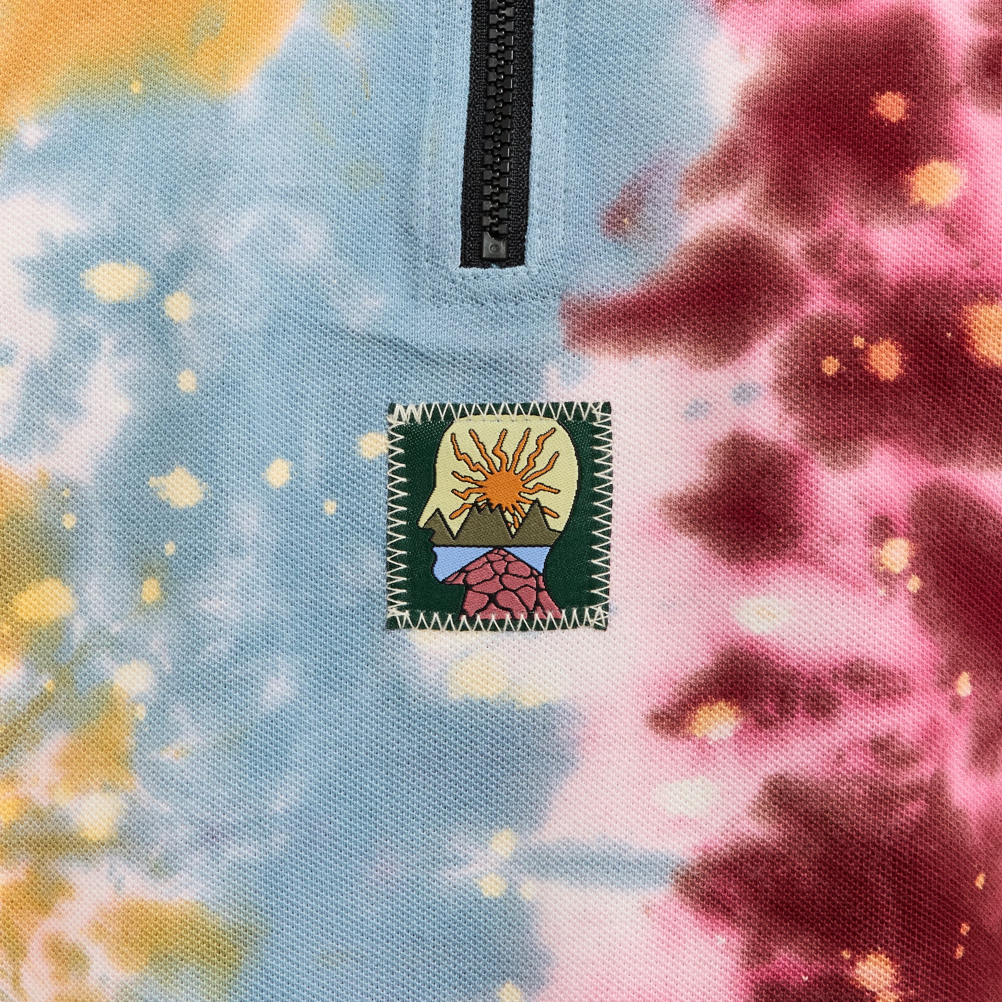 Dyed Short Sleeve Boxed Pique Polo Terracotta - Image 6