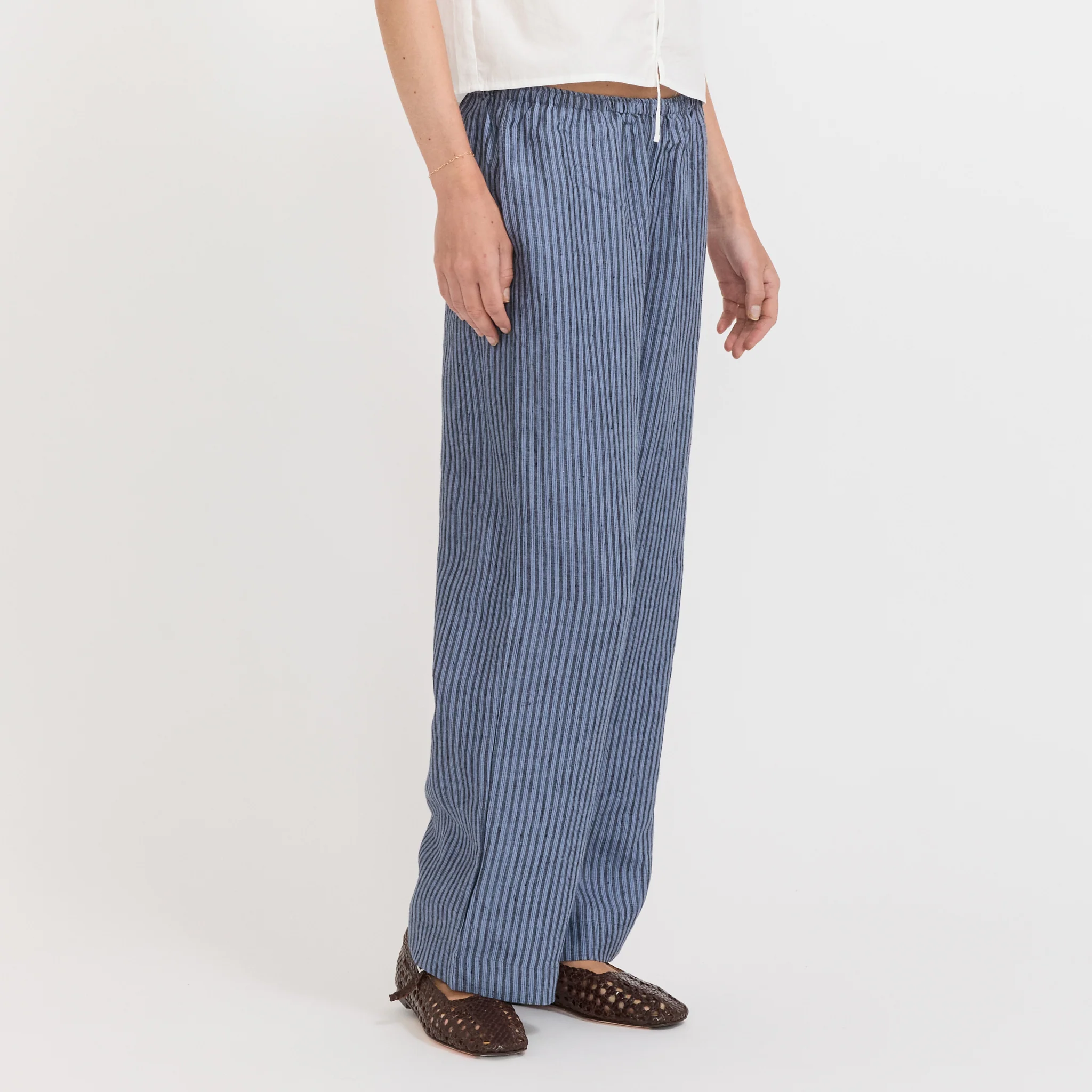 Ease Trouser Azure Stripe - Image 3