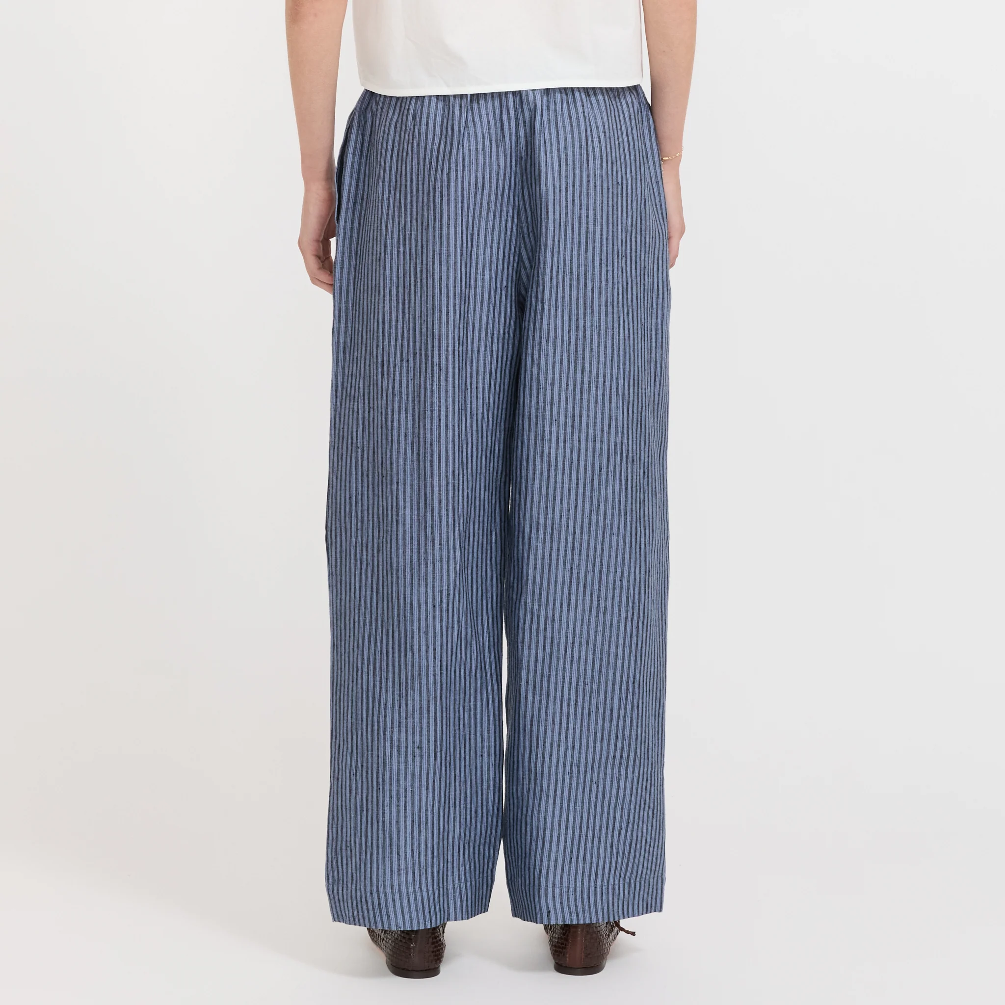 Ease Trouser Azure Stripe - Image 4