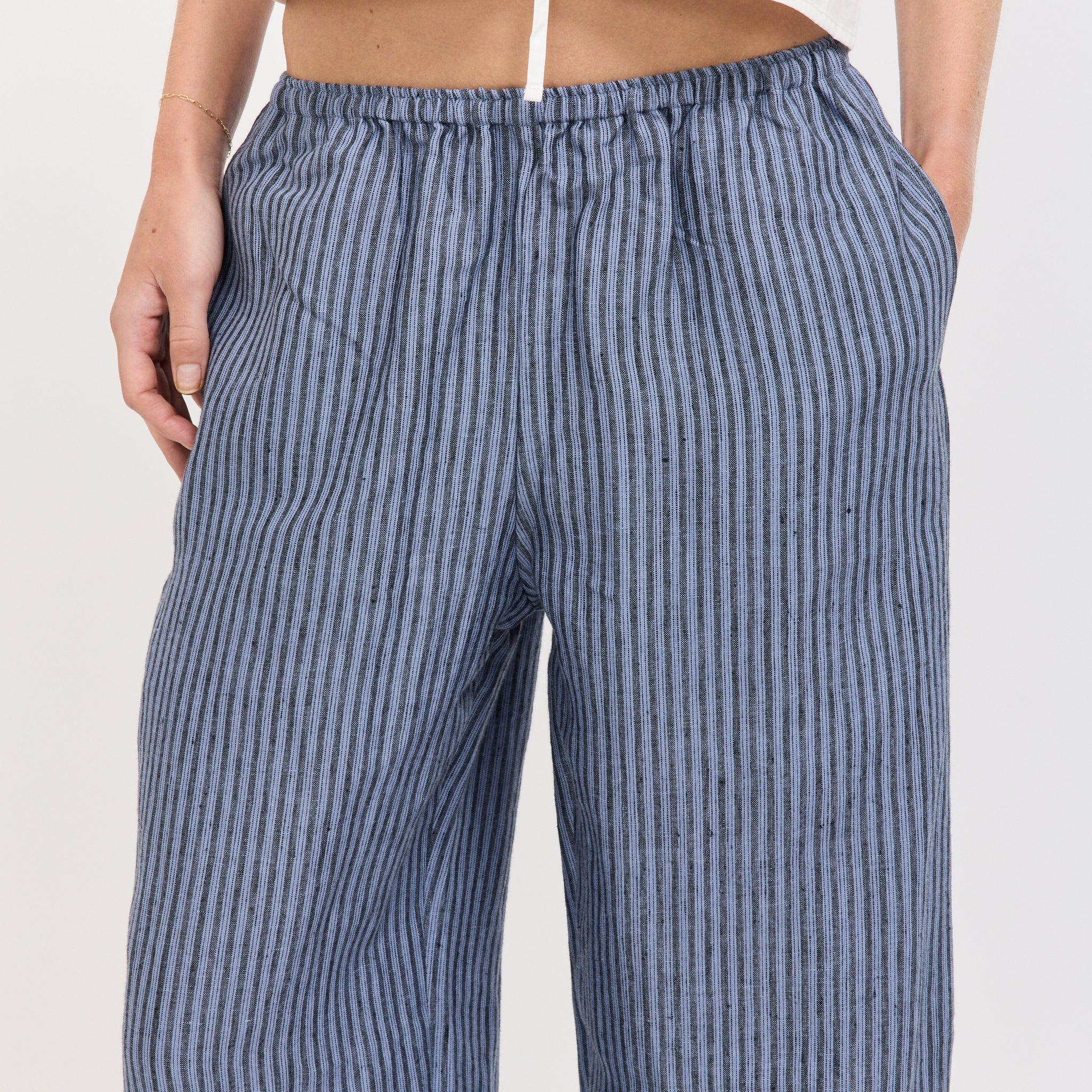 Ease Trouser Azure Stripe - Image 5