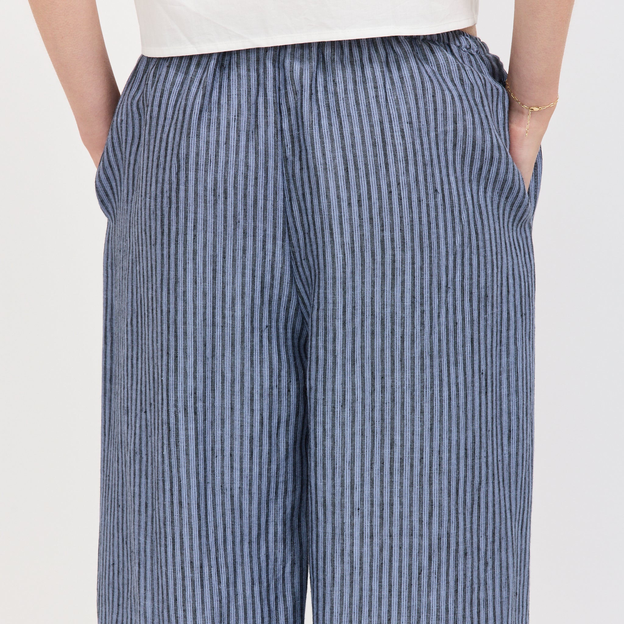 Ease Trouser Azure Stripe - Image 6
