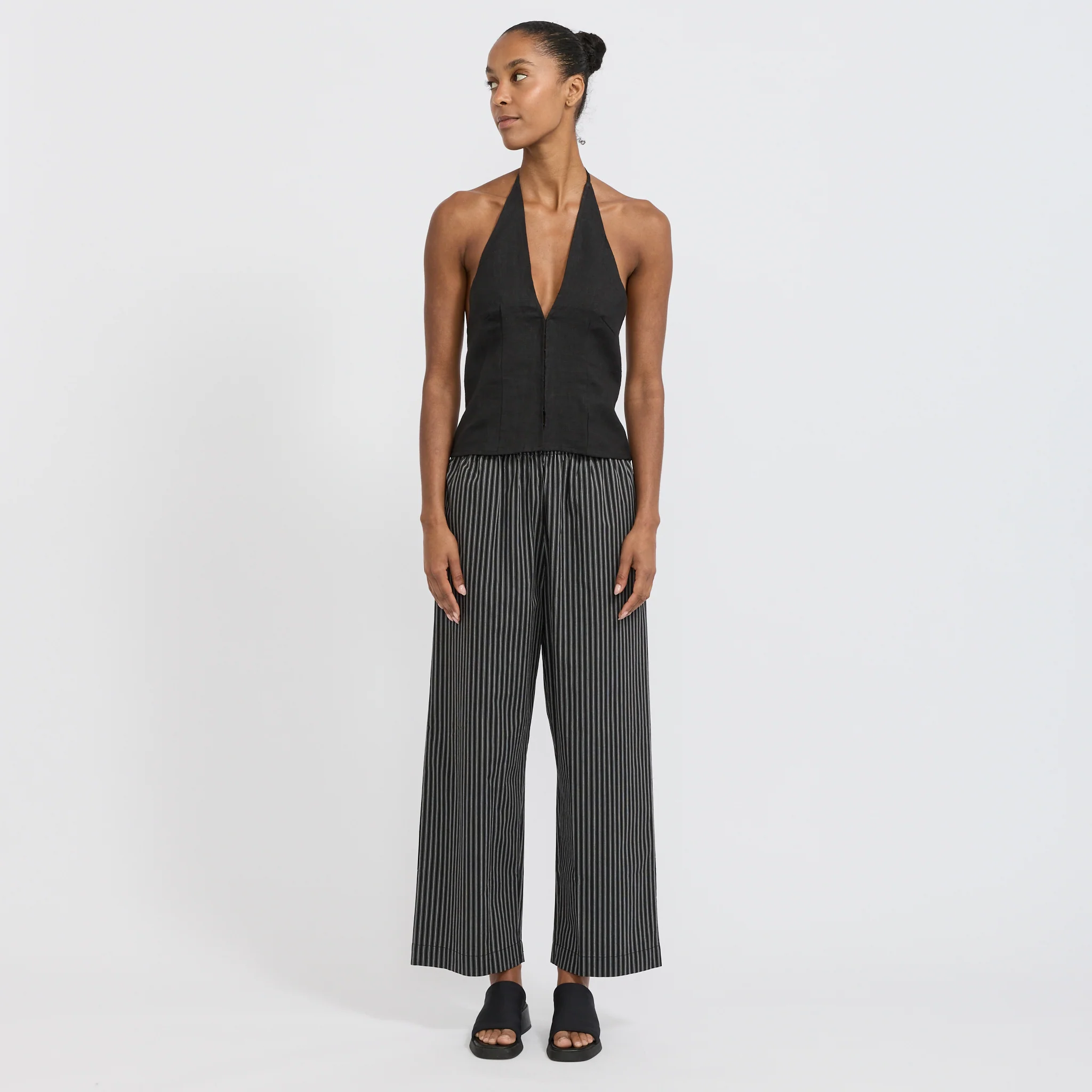 Ease Trouser Mono Stripe - Image 2