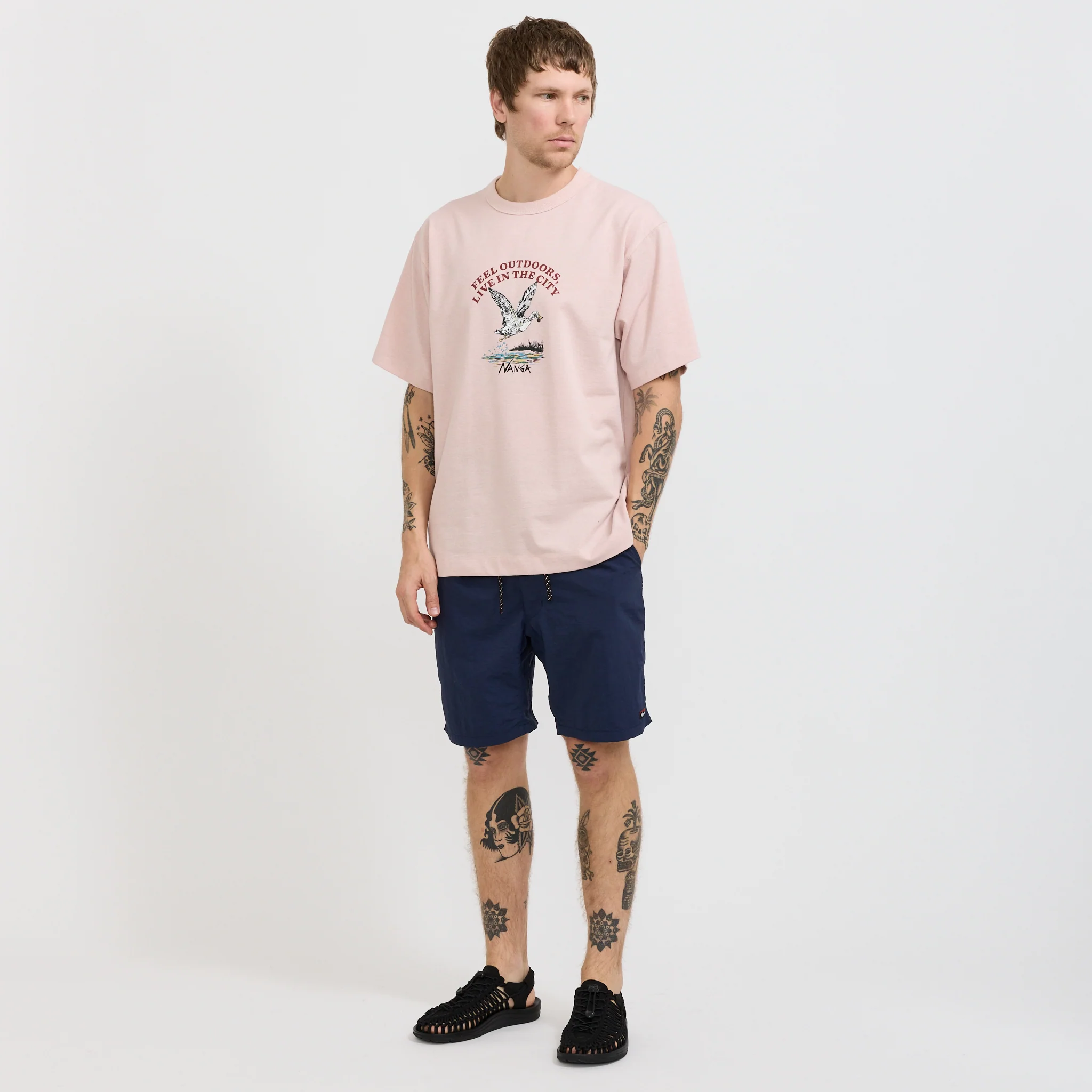 Eco Hybrid Duck Vintage Tee Pink - Image 2