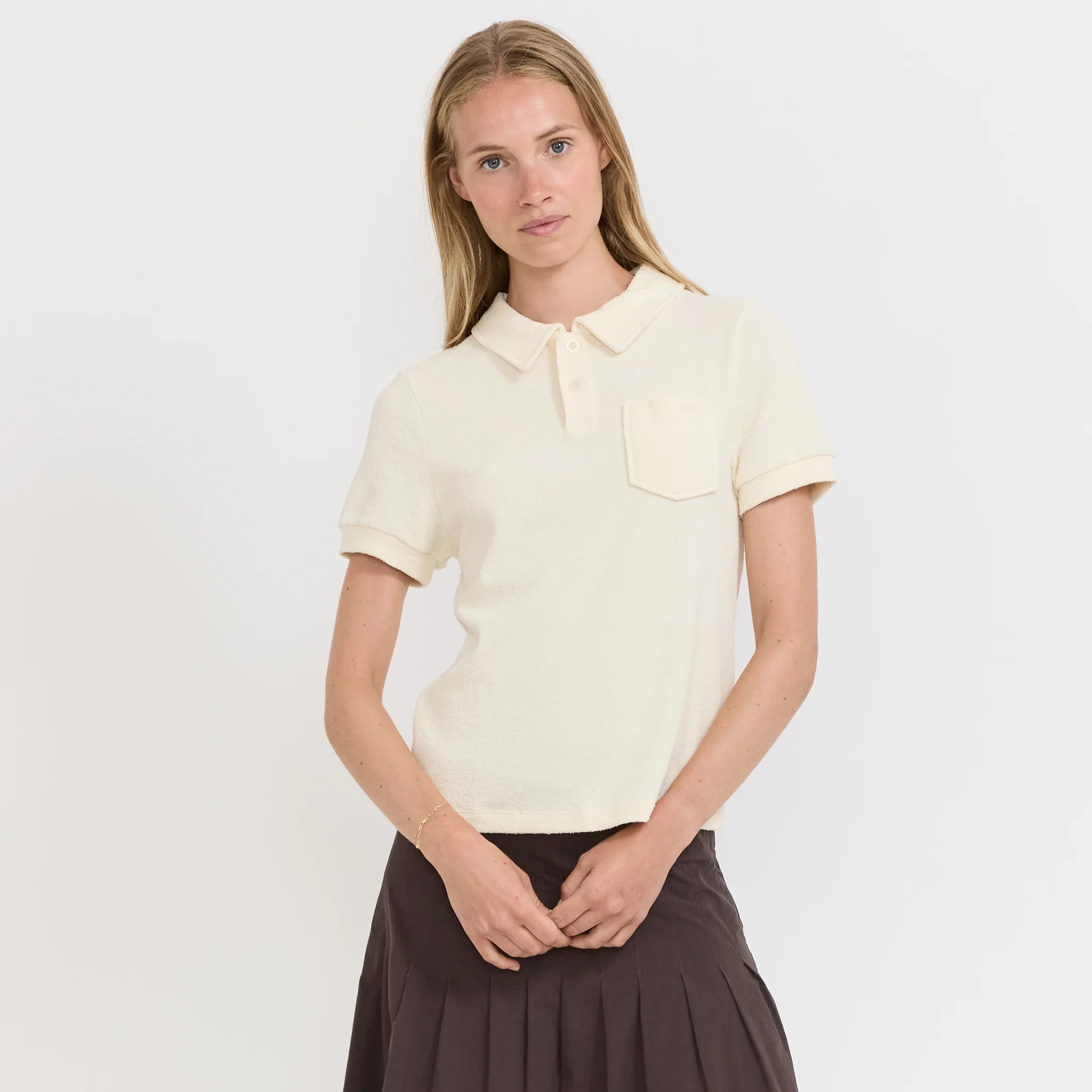 Ella Polo Ecru