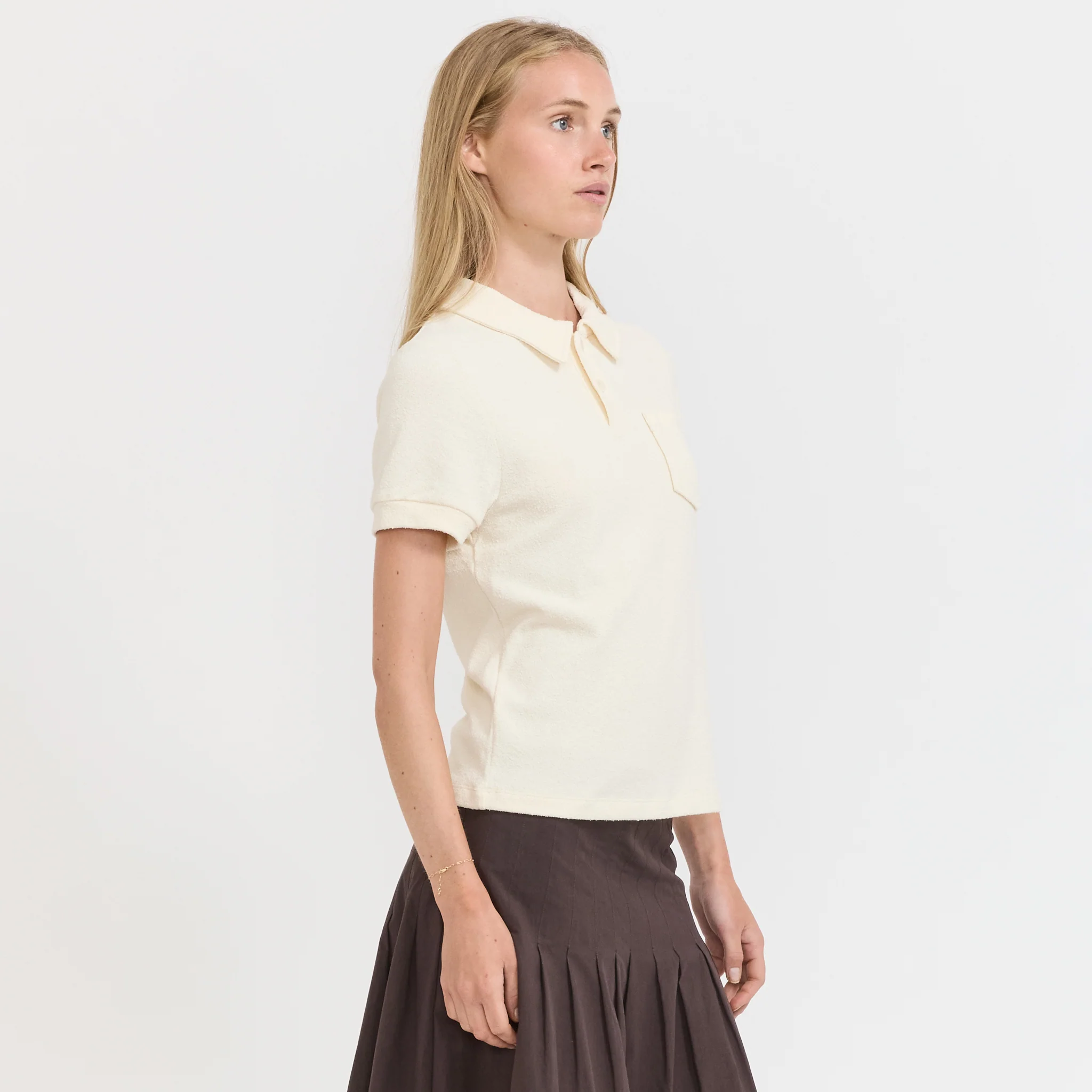 Ella Polo Ecru - Image 3