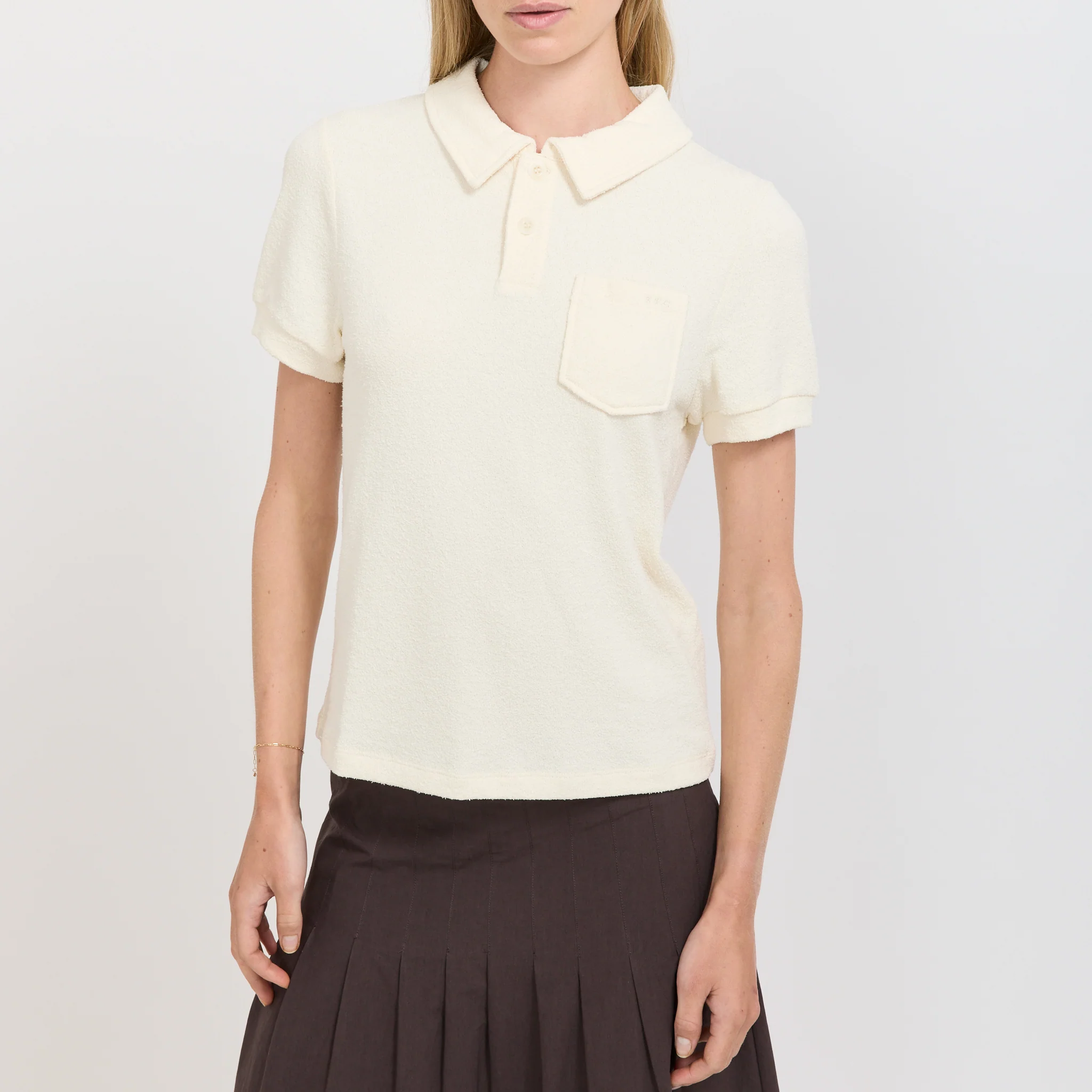 Ella Polo Ecru - Image 5