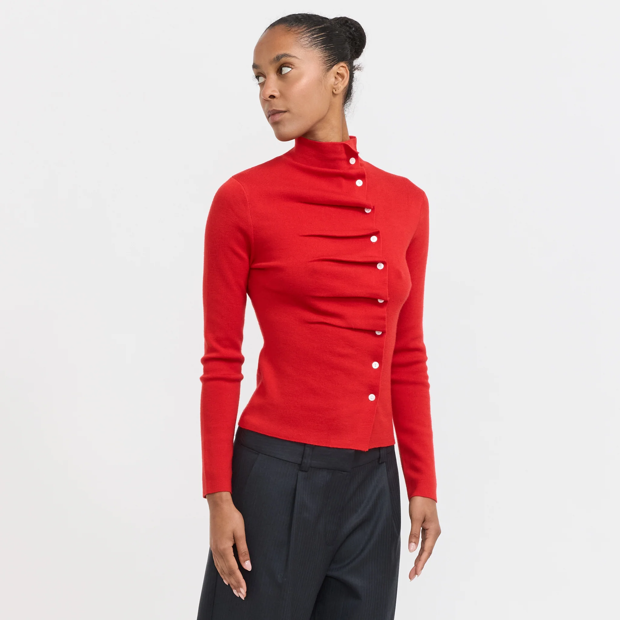 Ellidy Cardigan Red - Image 3