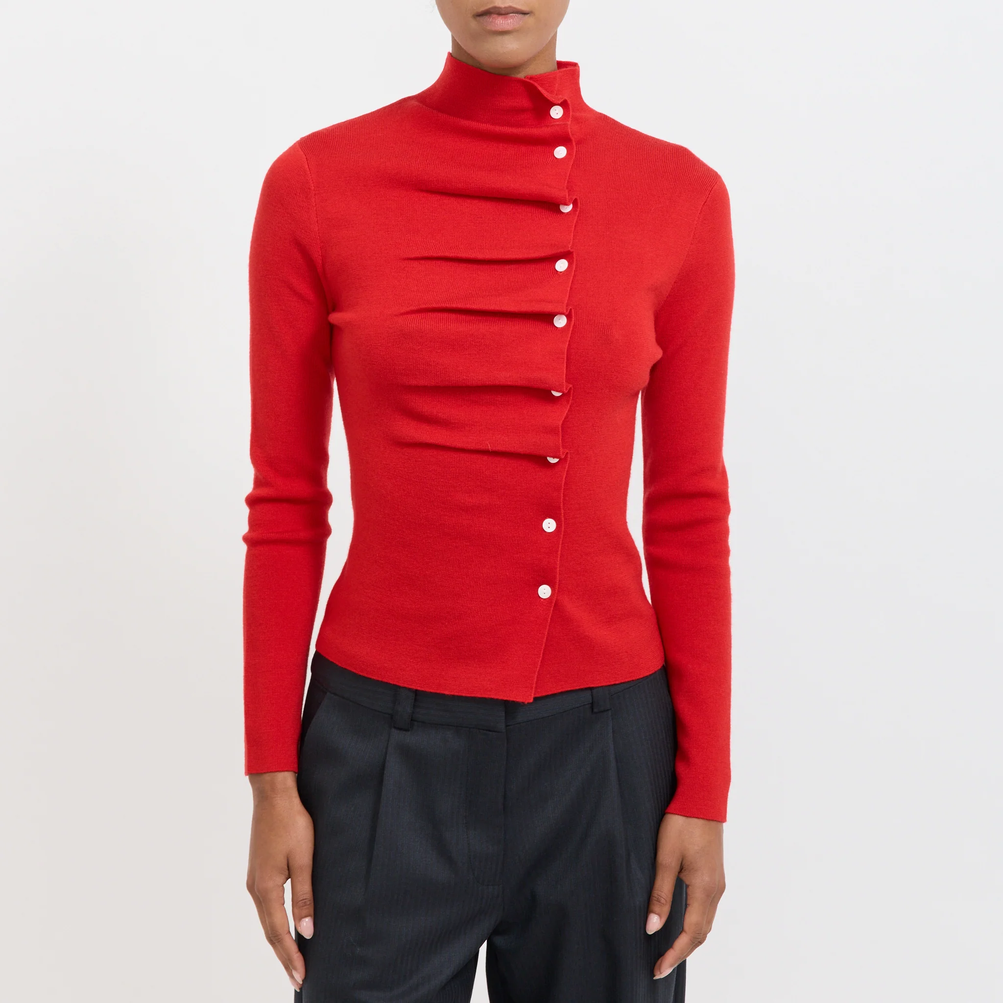 Ellidy Cardigan Red - Image 5