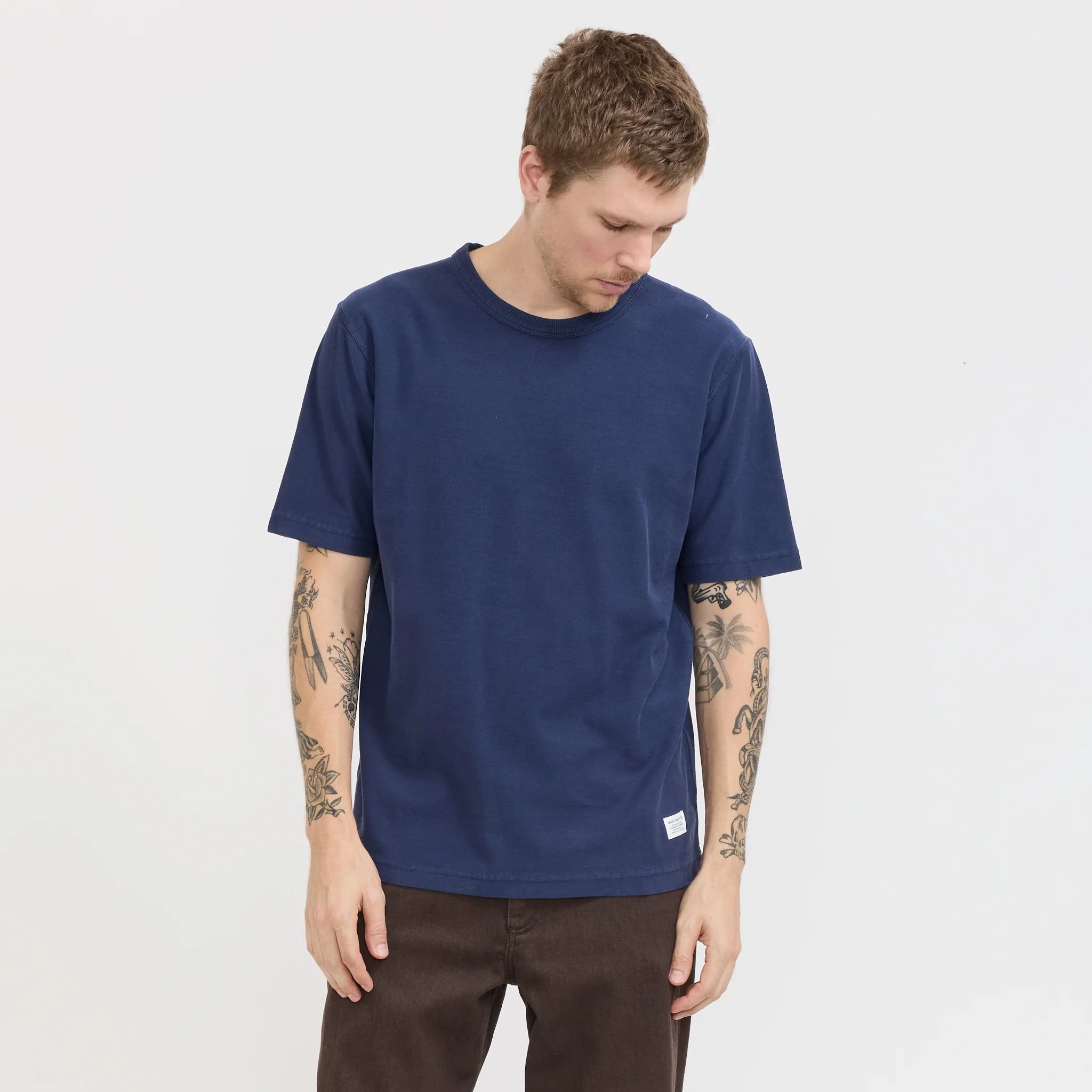 Elmelunde Organic Dry Cotton GMD T-Shirt Workwear Blue