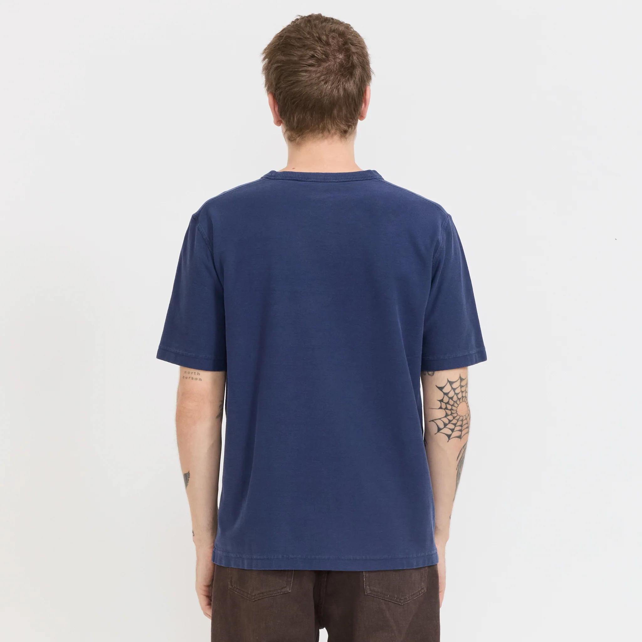 Elmelunde Organic Dry Cotton GMD T-Shirt Workwear Blue - Image 4