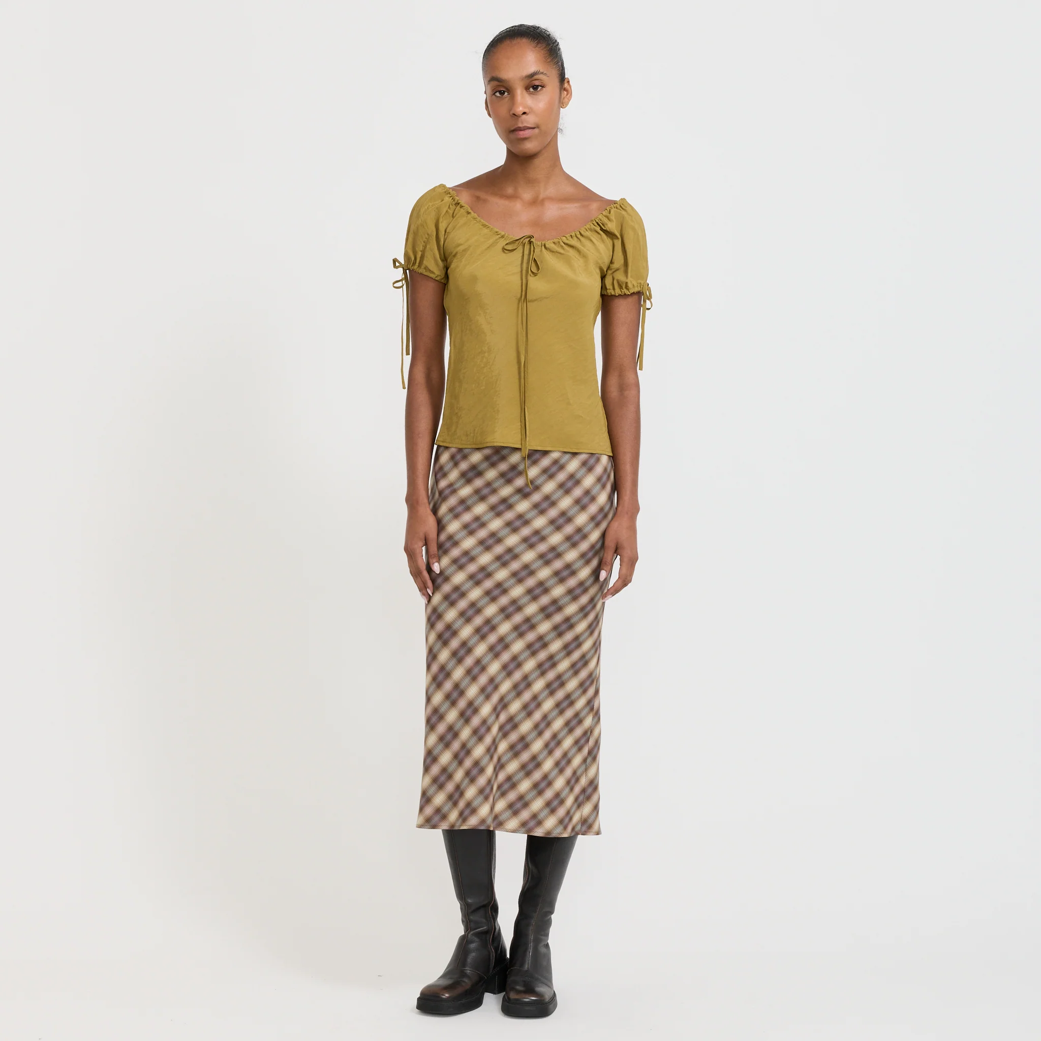 Enmesh Skirt Blur Check - Image 2