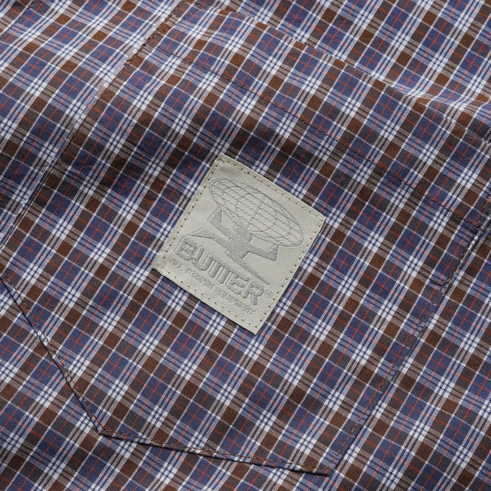 Equipment S/S Shirt Navy/Brown - Image 2