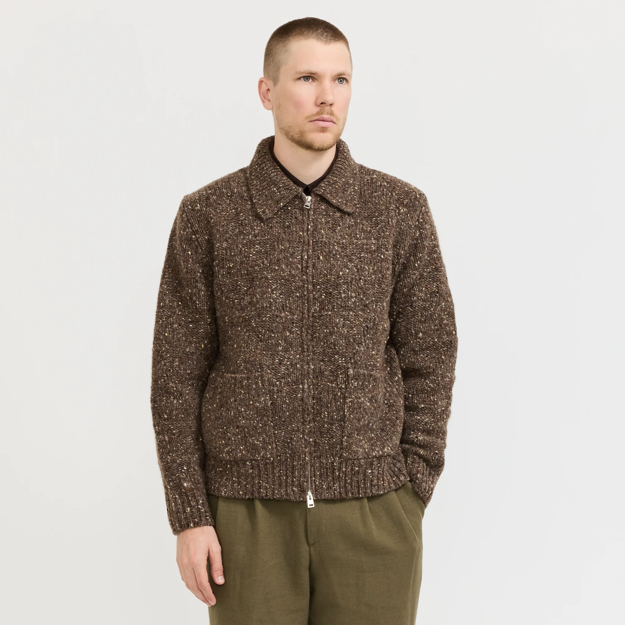 Erik Donegal Diamond Jacket Seal Brown