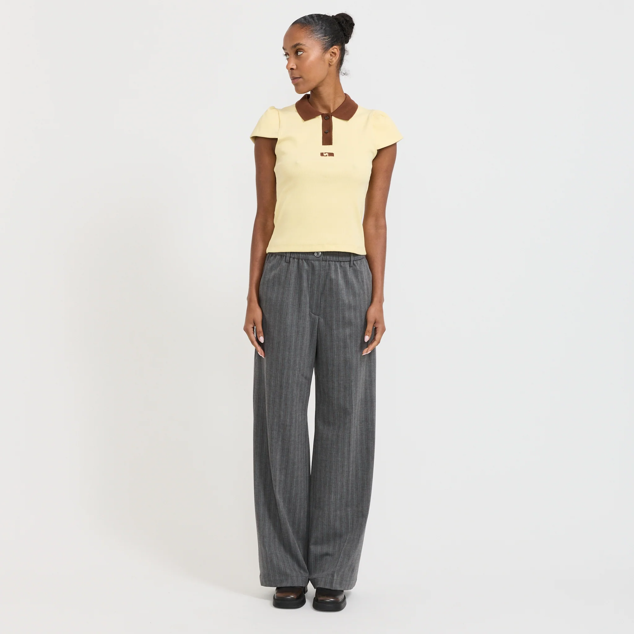 Erya Polo T-Shirt Butter - Image 2