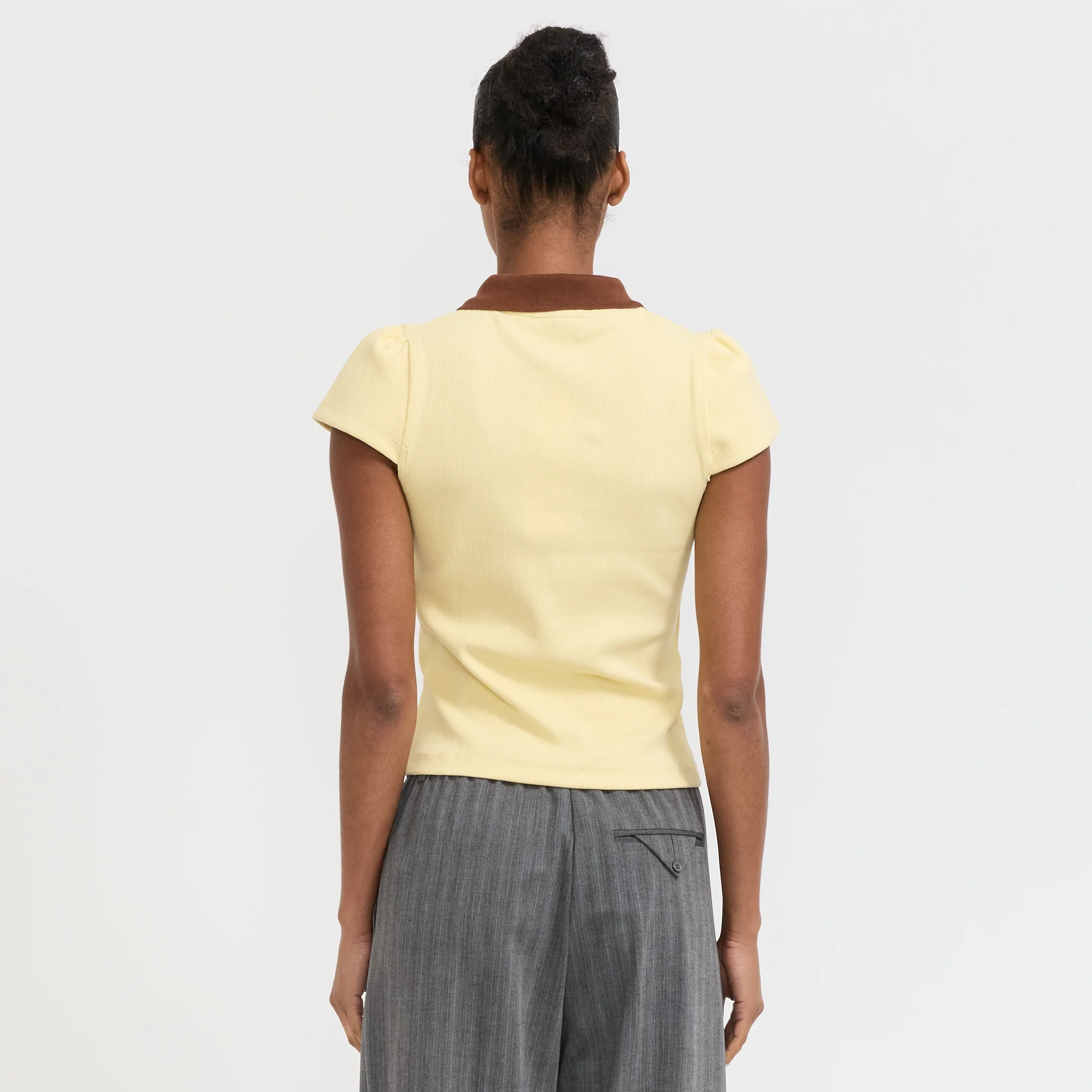 Erya Polo T-Shirt Butter - Image 4